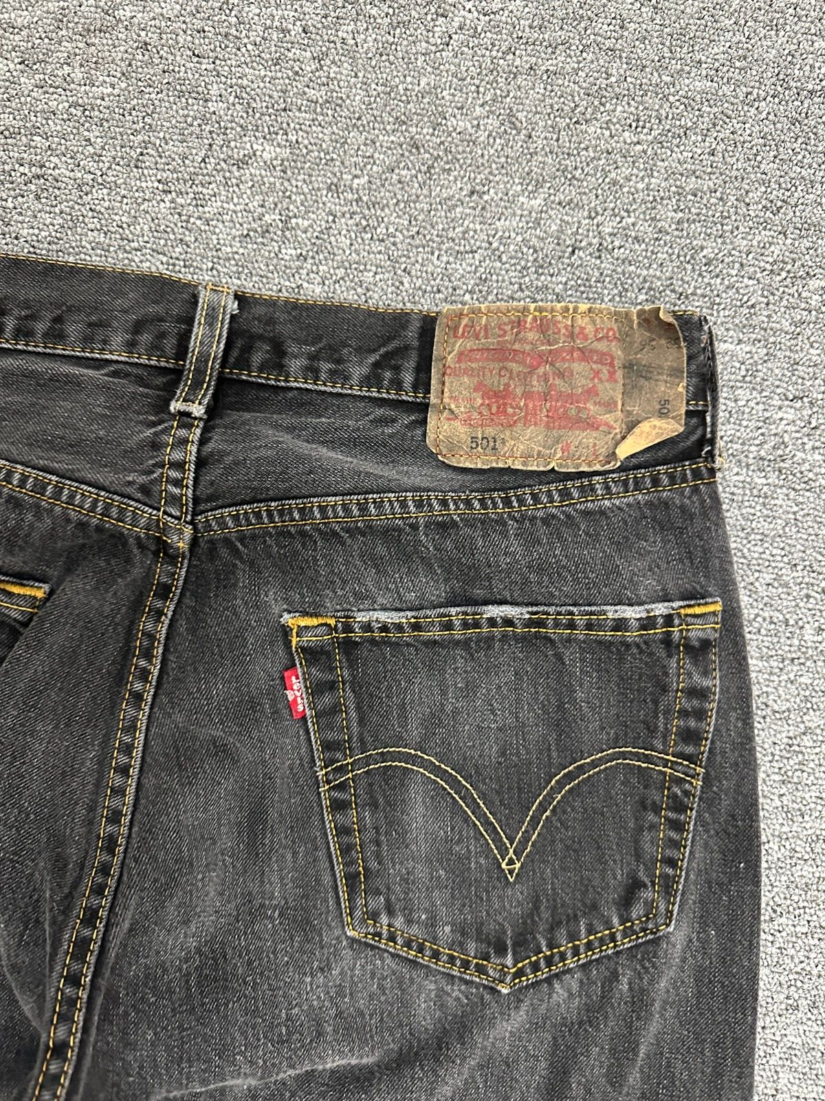 Vintage Vintage 501 Levi’s Faded Black Denim Pants Size US 32 / EU 48 - 9 Thumbnail