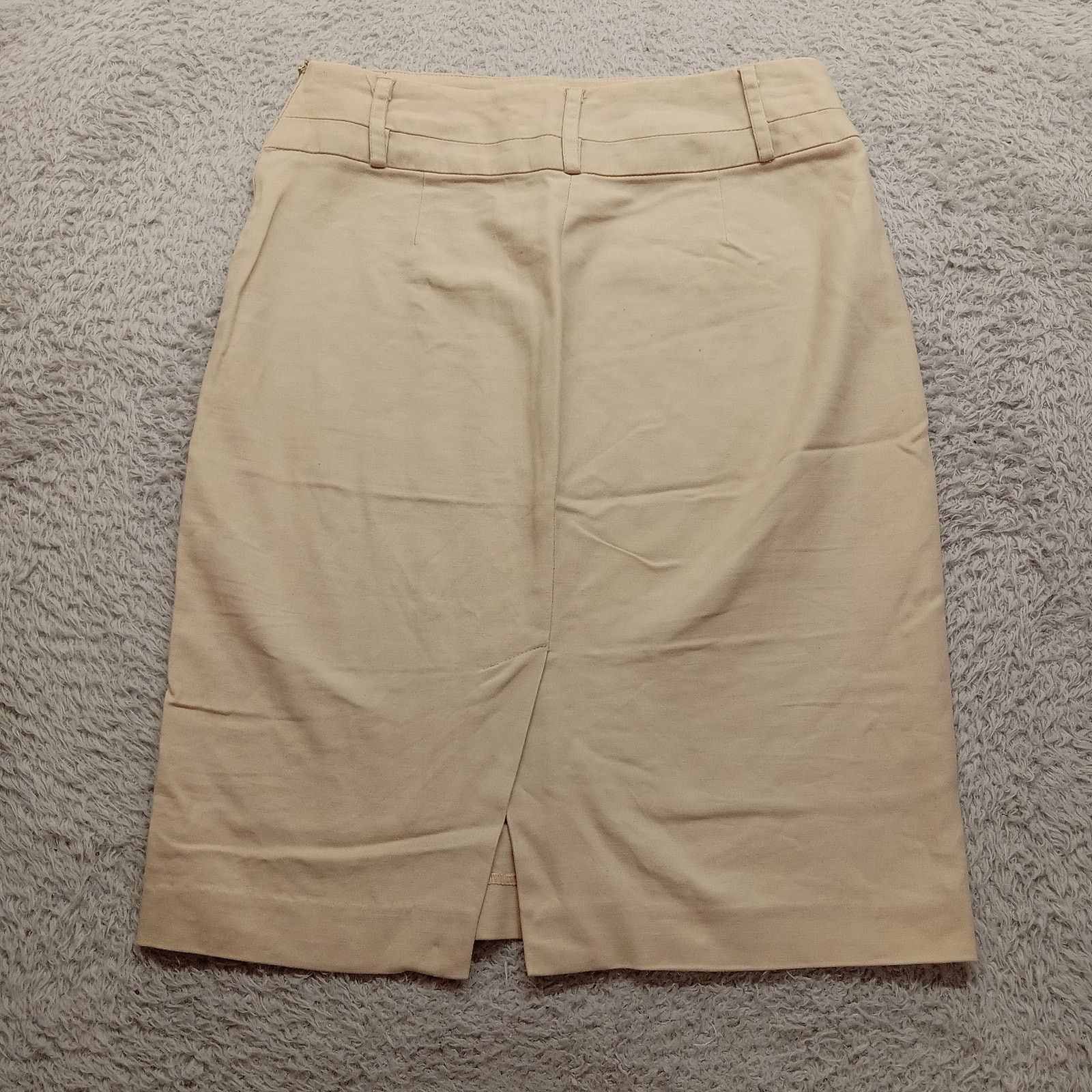 & Other Stories Valerie Bertinelli Skirt 4 Straight Side Zip Cotton Blend Size 27" / US 4 / IT 40 - 2 Thumbnail
