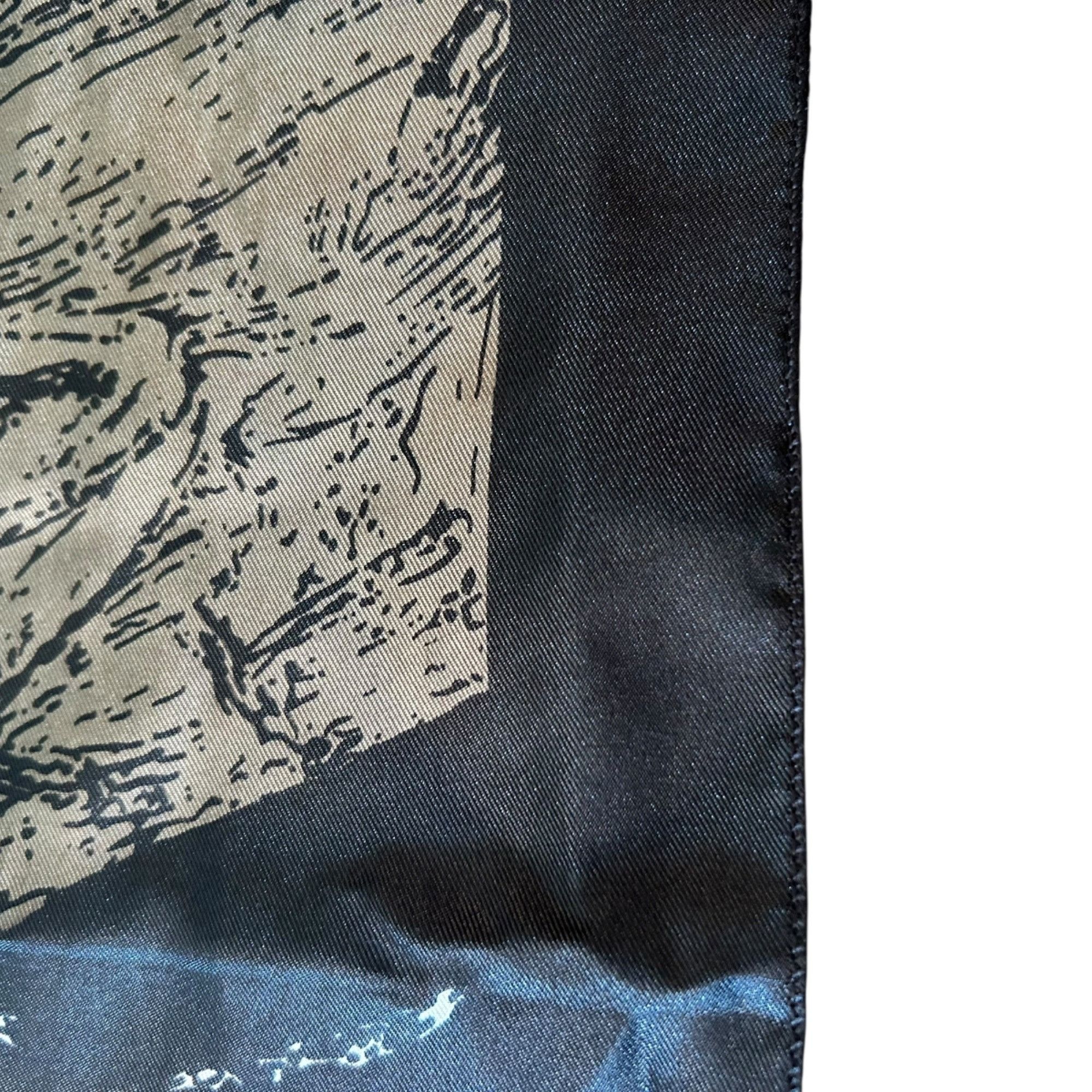 Vintage Vintage Pablo Picasso Art To Wear Cubism Portrait Square Sca Size ONE SIZE - 2 Thumbnail