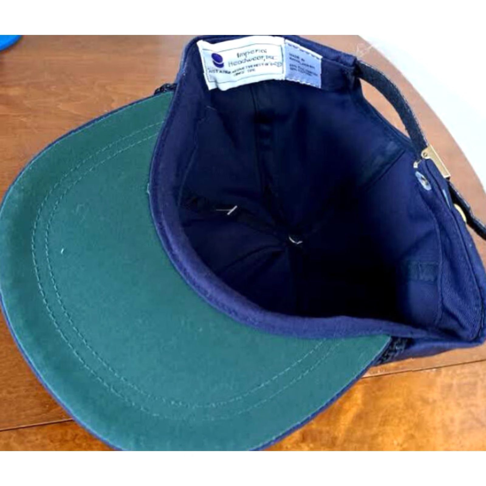 Vintage VINTAGE US Senior Open 1995 Congressional Hat Imperial Headwear Baseball Cap Men Adjustable Blue NWT Leather Strap Golf Canvas Cap Size ONE SIZE - 5 Thumbnail