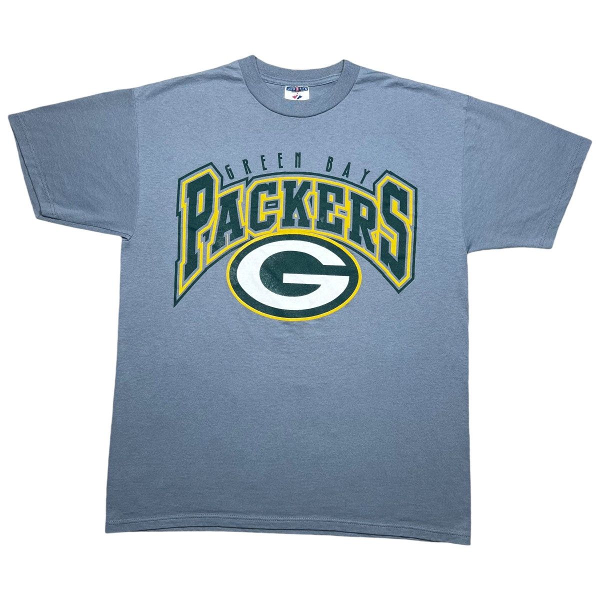 NFL × Vintage Vtg 90s NFL Green Bay Packers Spell Out 3D Logo Graphic Tee Size US L / EU 52-54 / 3 - 1 Thumbnail