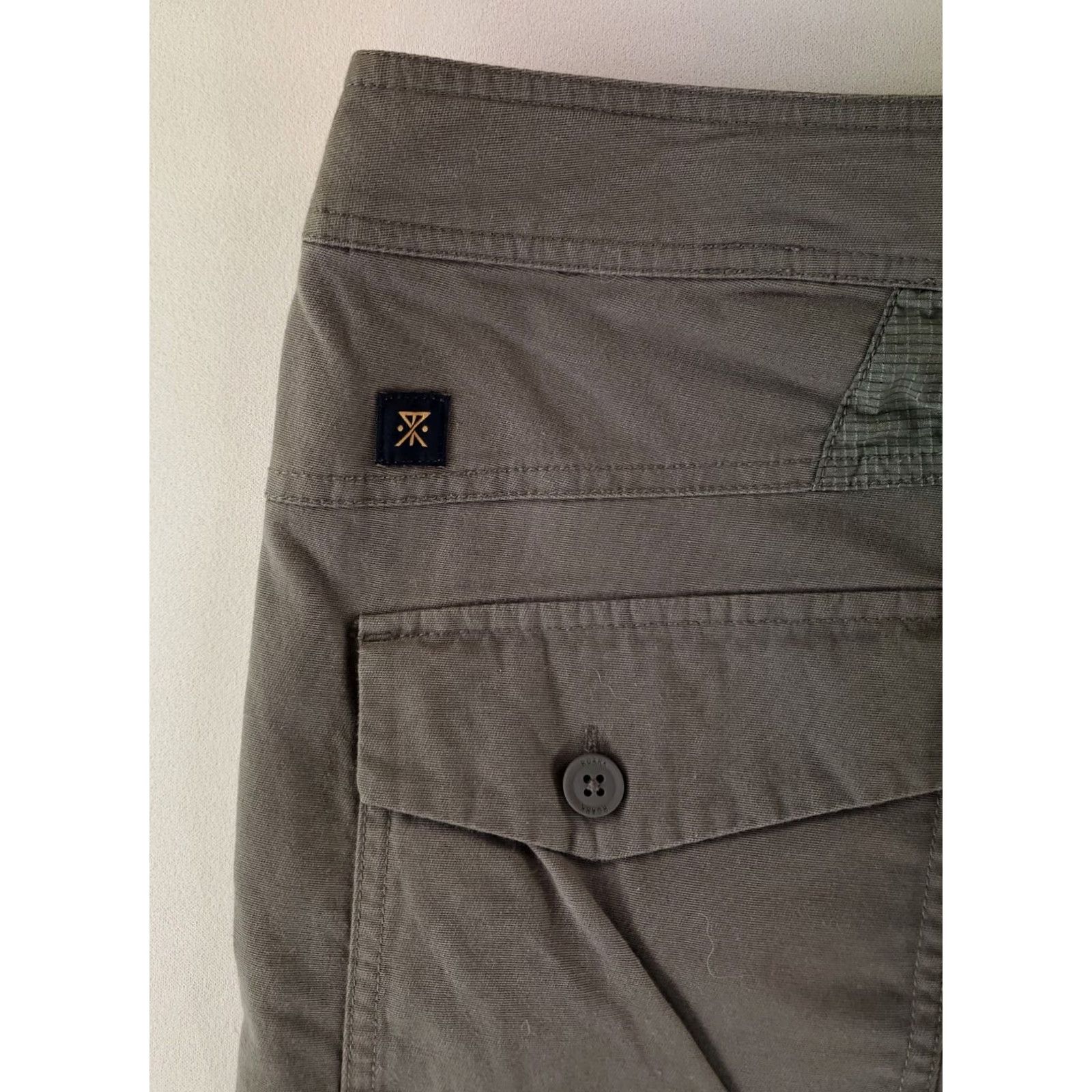 Roark Roark Layover Green Drawstring Casual Pants Mens 34 Inseam 30 Trousers Gray 33 (34x30 Actual) Size US 34 / EU 50 - 5 Thumbnail