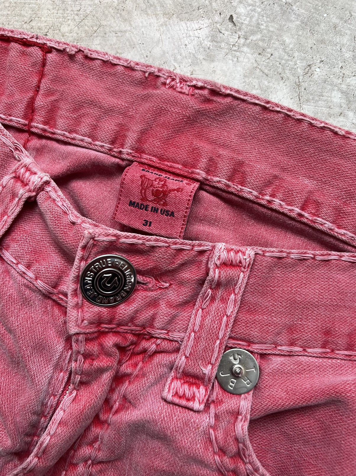 True Religion VINTAGE TRUE RELIGION BOBBY SUPER T JEANS Size US 34 / EU 50 - 5 Thumbnail