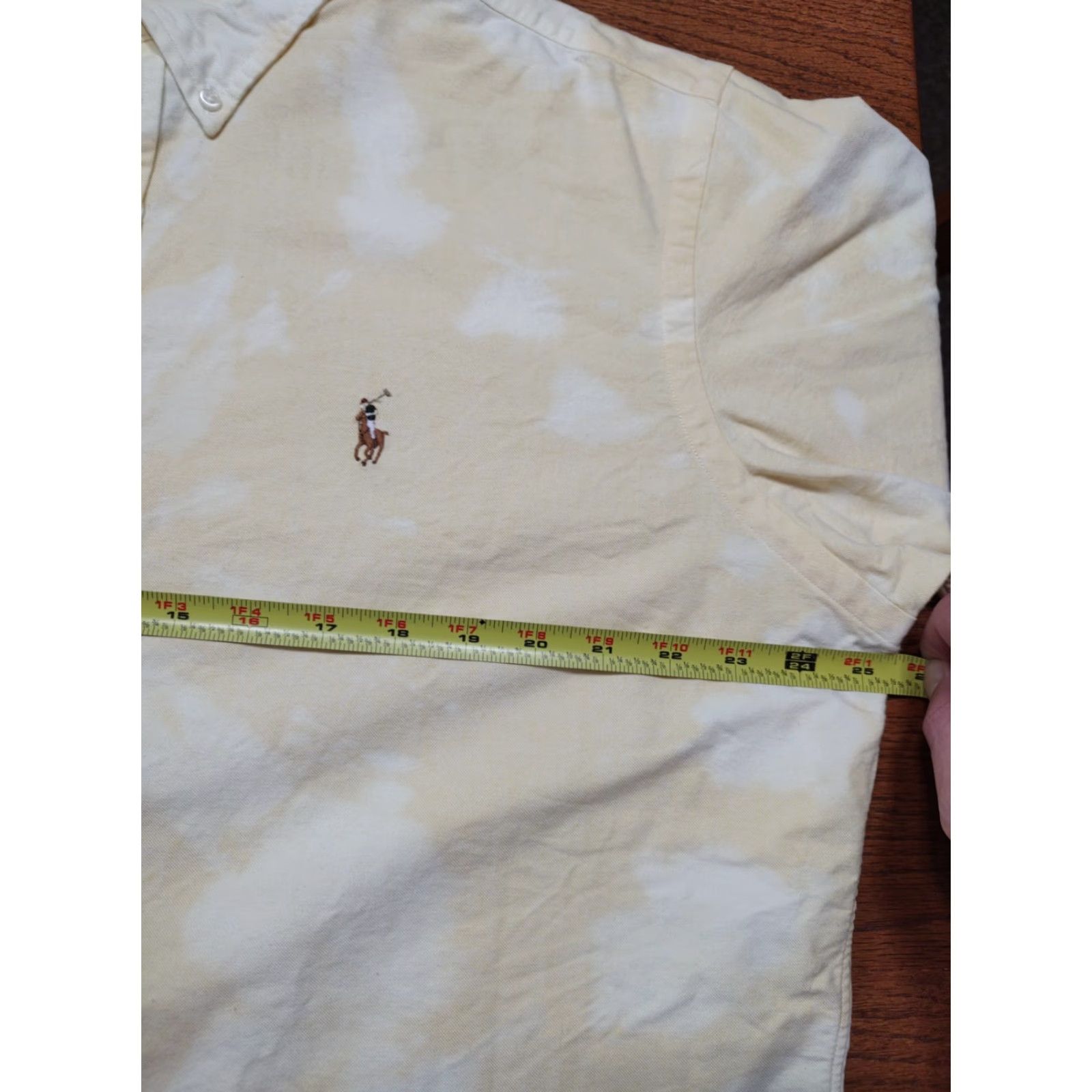Ralph Lauren Polo Ralph Lauren Acid Wash Classic Button Shirt Mens L Yellow Tie Dye Button-Down Size US L / EU 52-54 / 3 - 6 Thumbnail