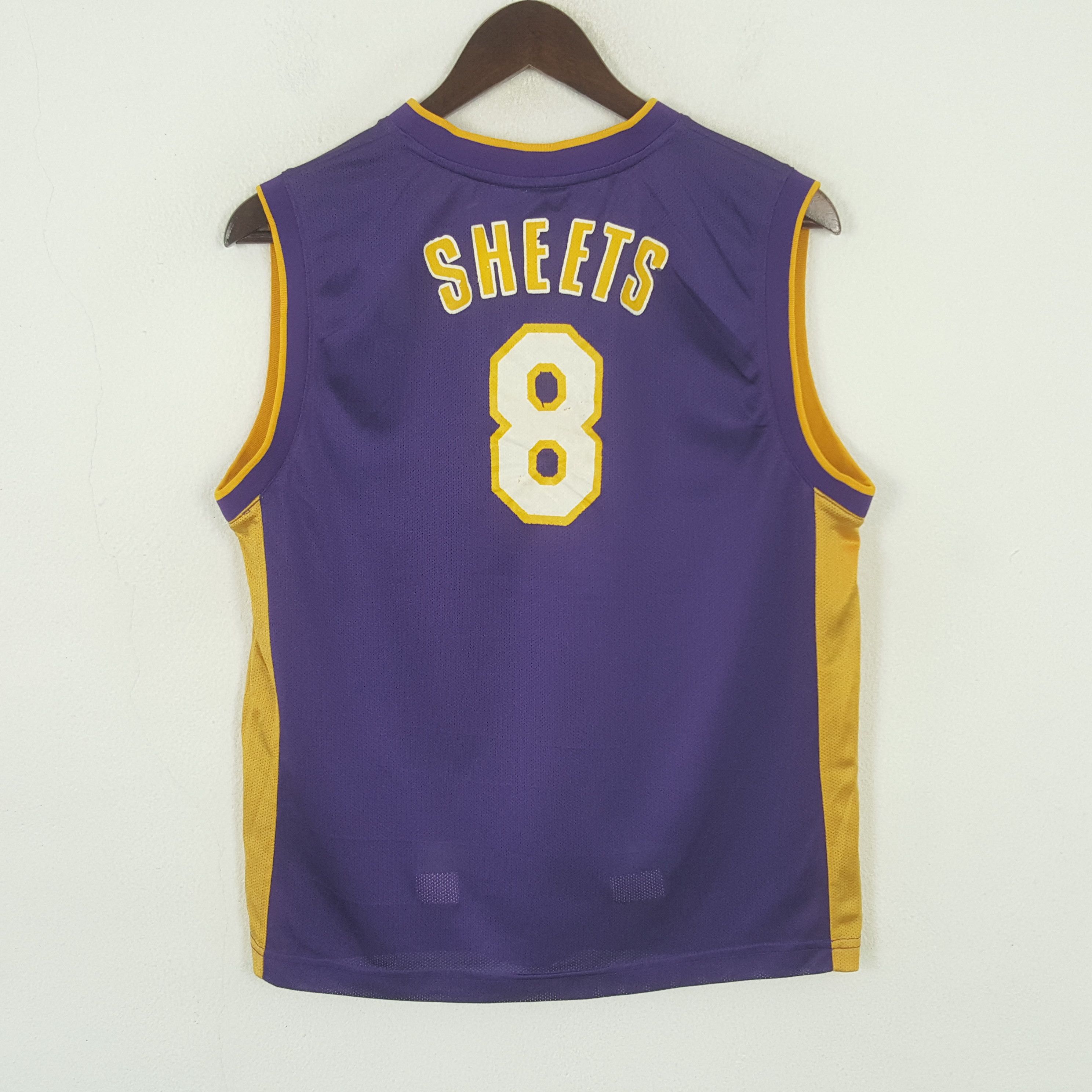 Reebok Vintage Reebok Lakers 8 Tank Jersey Shirt Size US L / EU 52-54 / 3 - 3 Thumbnail