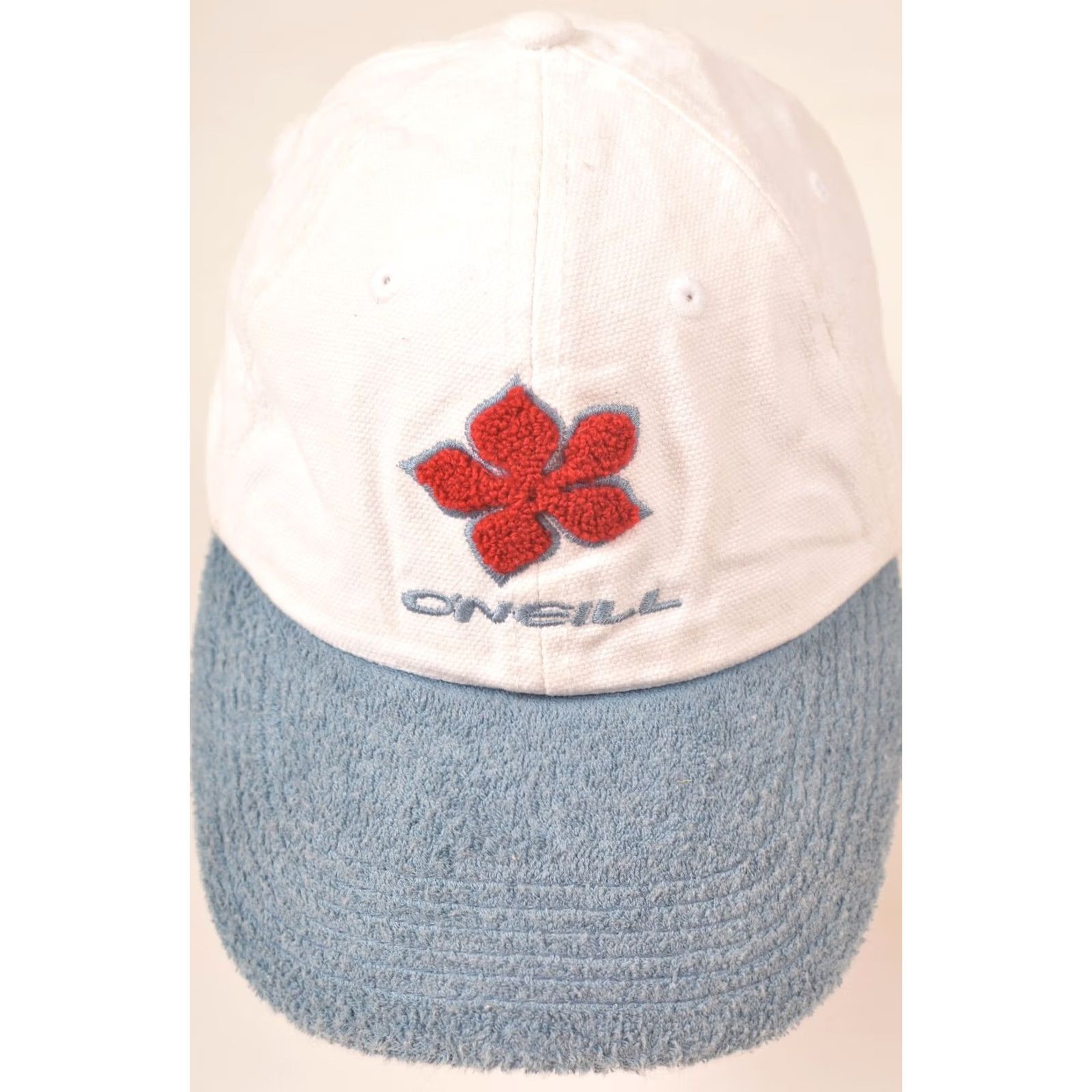 O'Neill VINTAGE O'Neill Flower Logo Womens Baseball Cap KS01-511 Size S-M White Baseball Cap Womens Size ONE SIZE - 2 Thumbnail