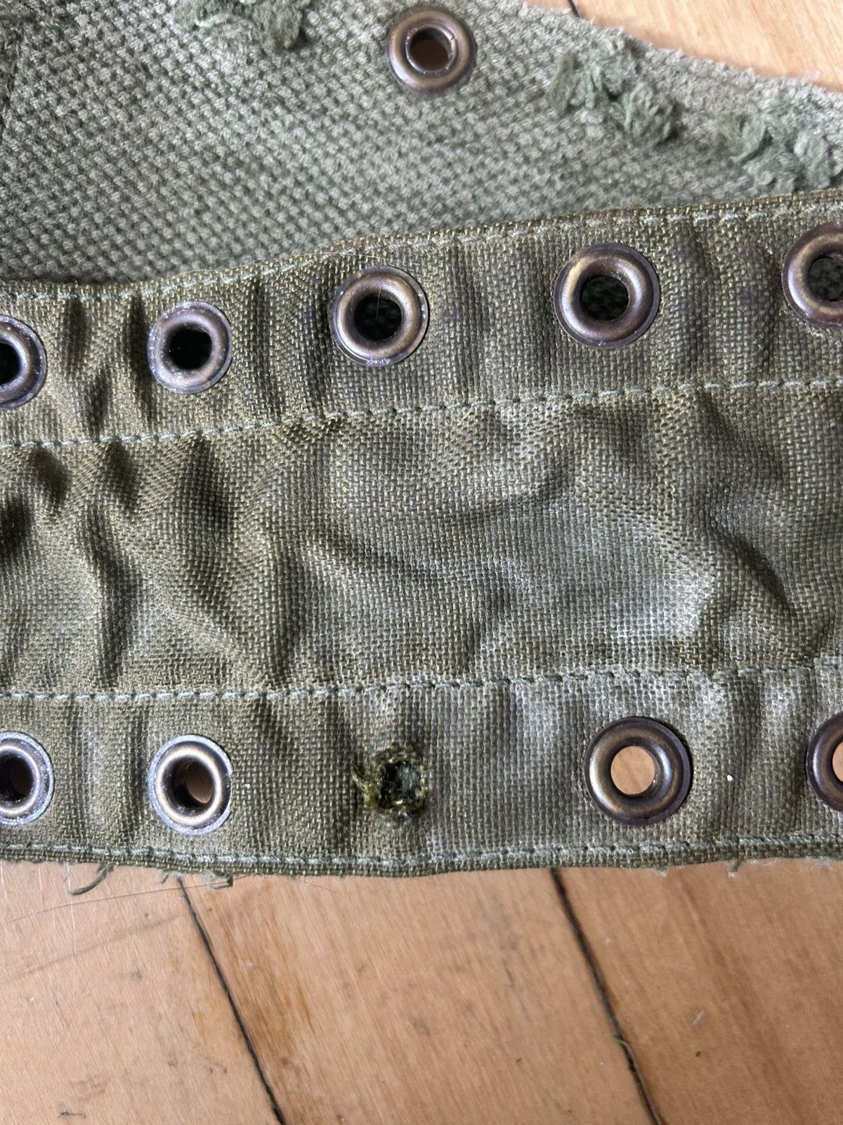 Other Vintage Military Belt Wide Buckle Size ONE SIZE - 4 Thumbnail