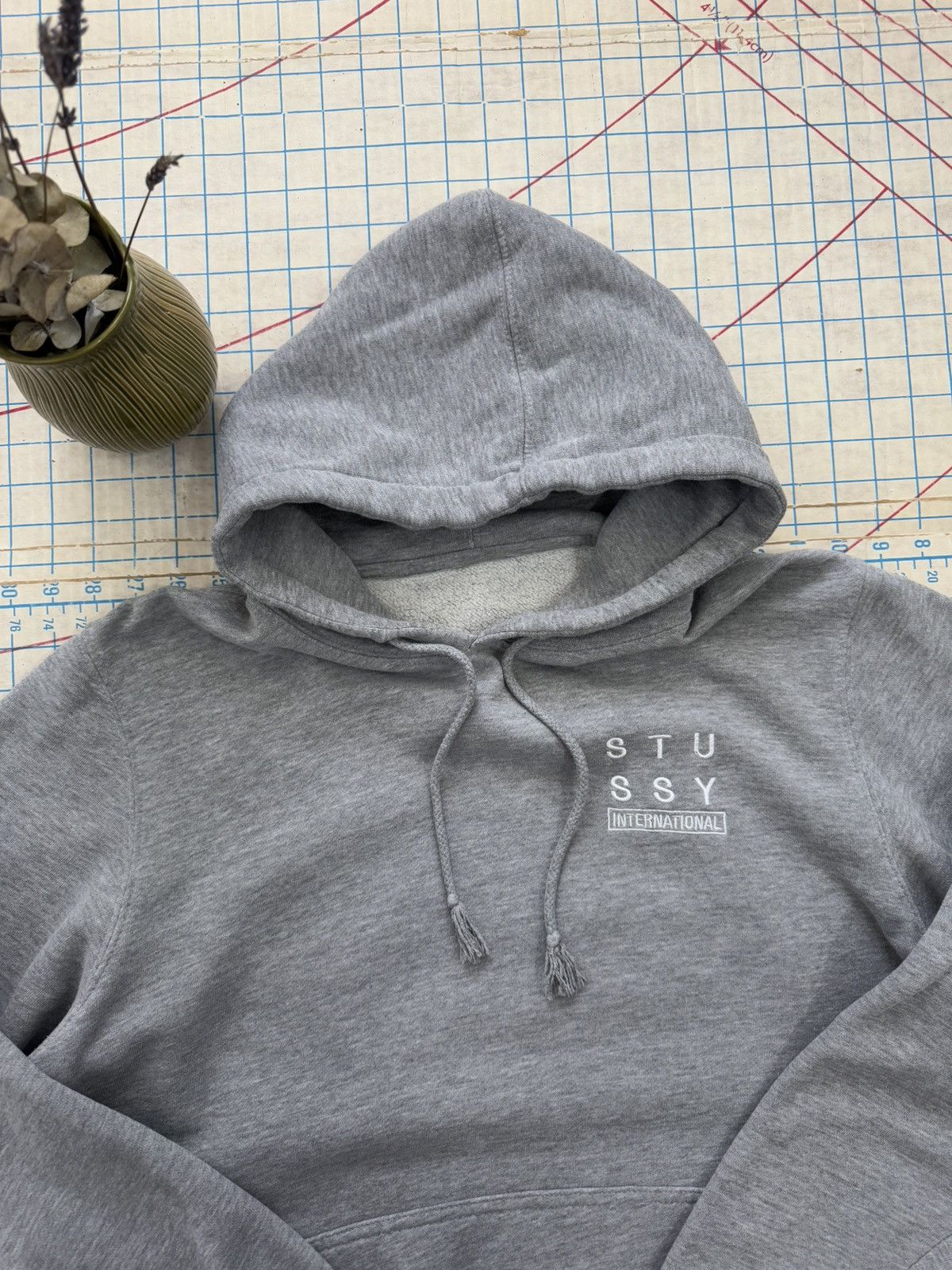 Stussy Stussy International Embroidered Spell Out Pull Over Hoodie Size US M / EU 48-50 / 2 - 9 Thumbnail