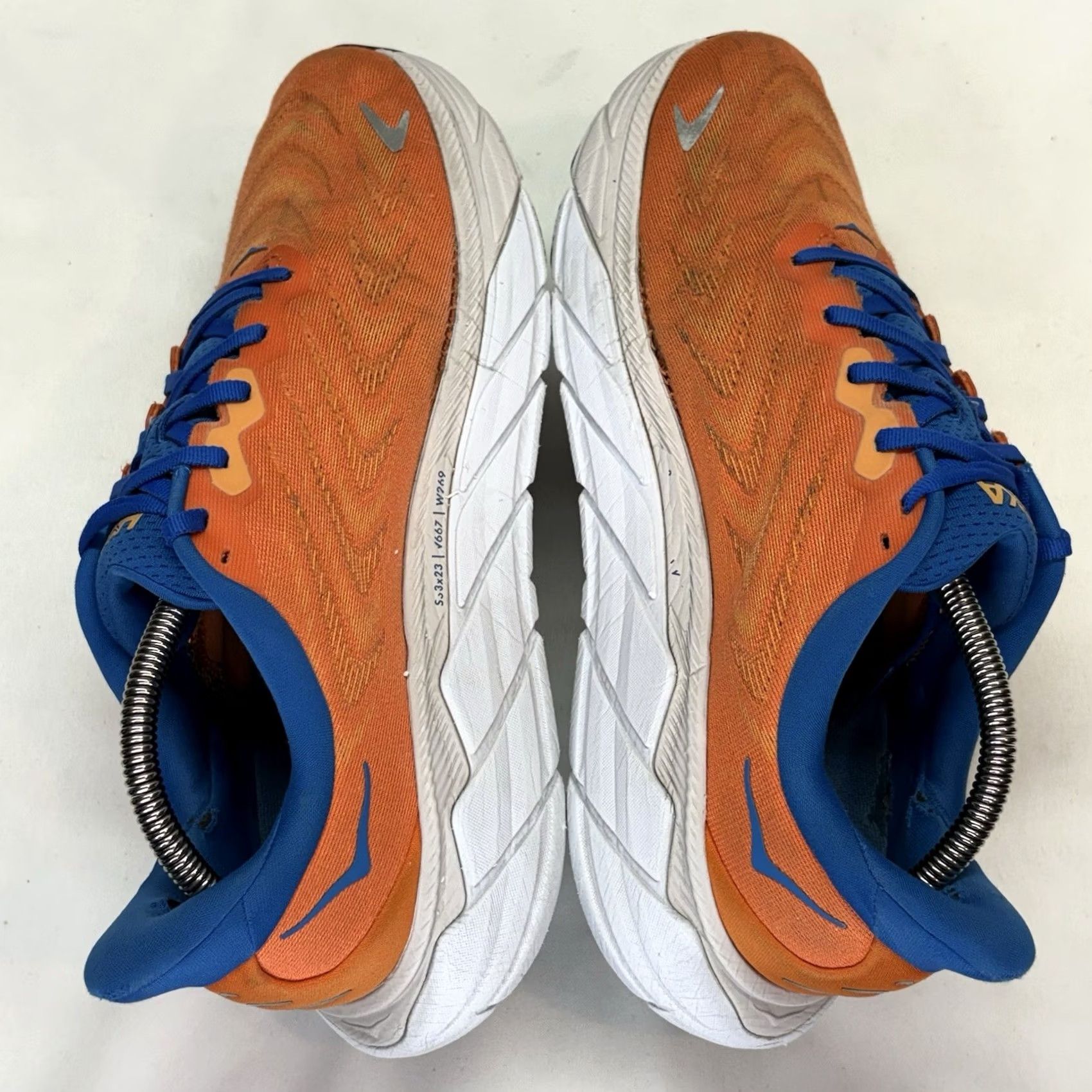 Vintage Hoka One One Arahi 6 Running Shoes Men's US 9.5 Orange Blue Walking Sneakers Size US 10 / EU 43 - 6 Thumbnail