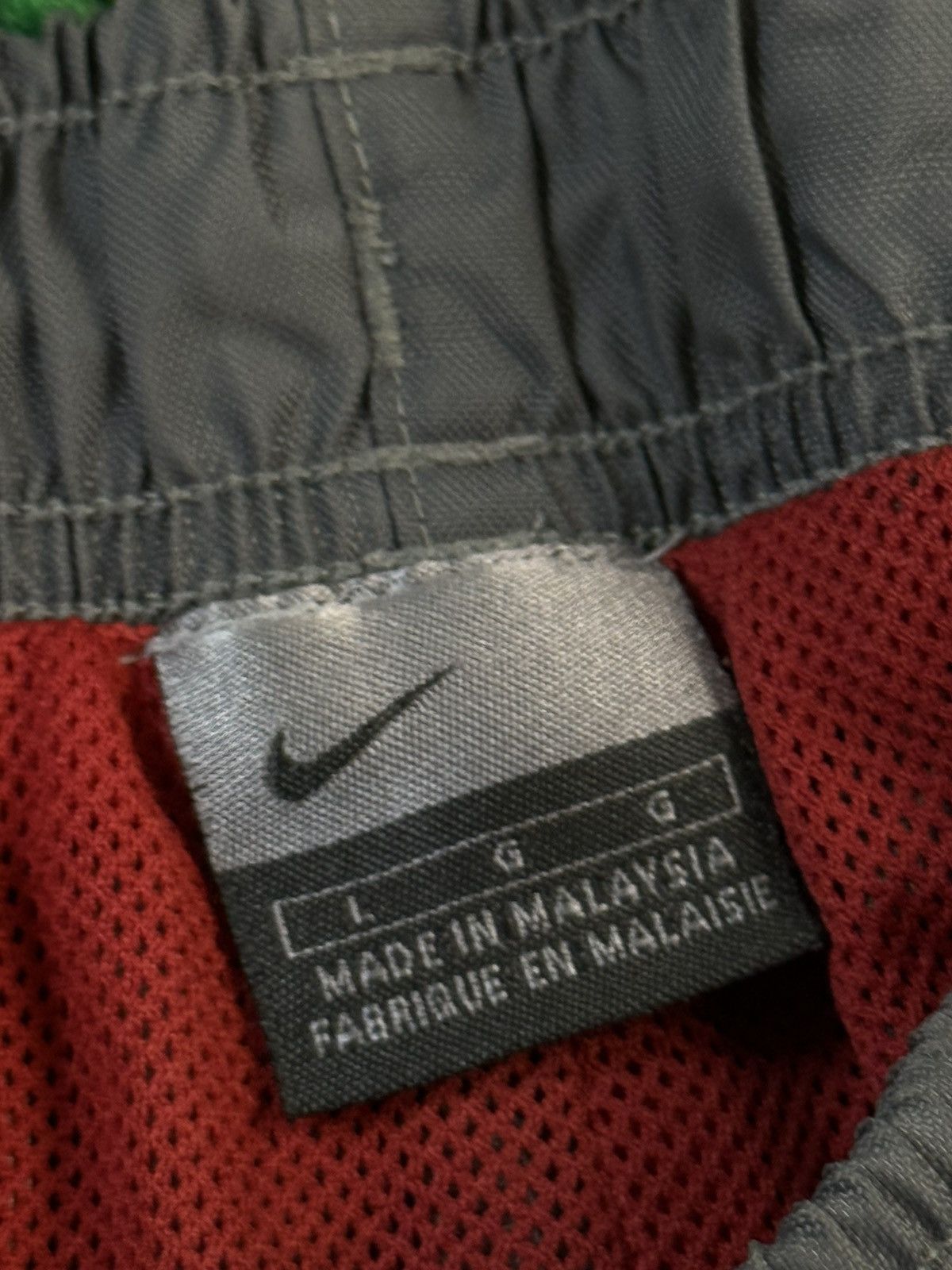 Nike × Vintage Nike Silver Bullet Cargo Zipper Mini Swoosh Track Pants Lab Size US 34 / EU 50 - 10 Thumbnail