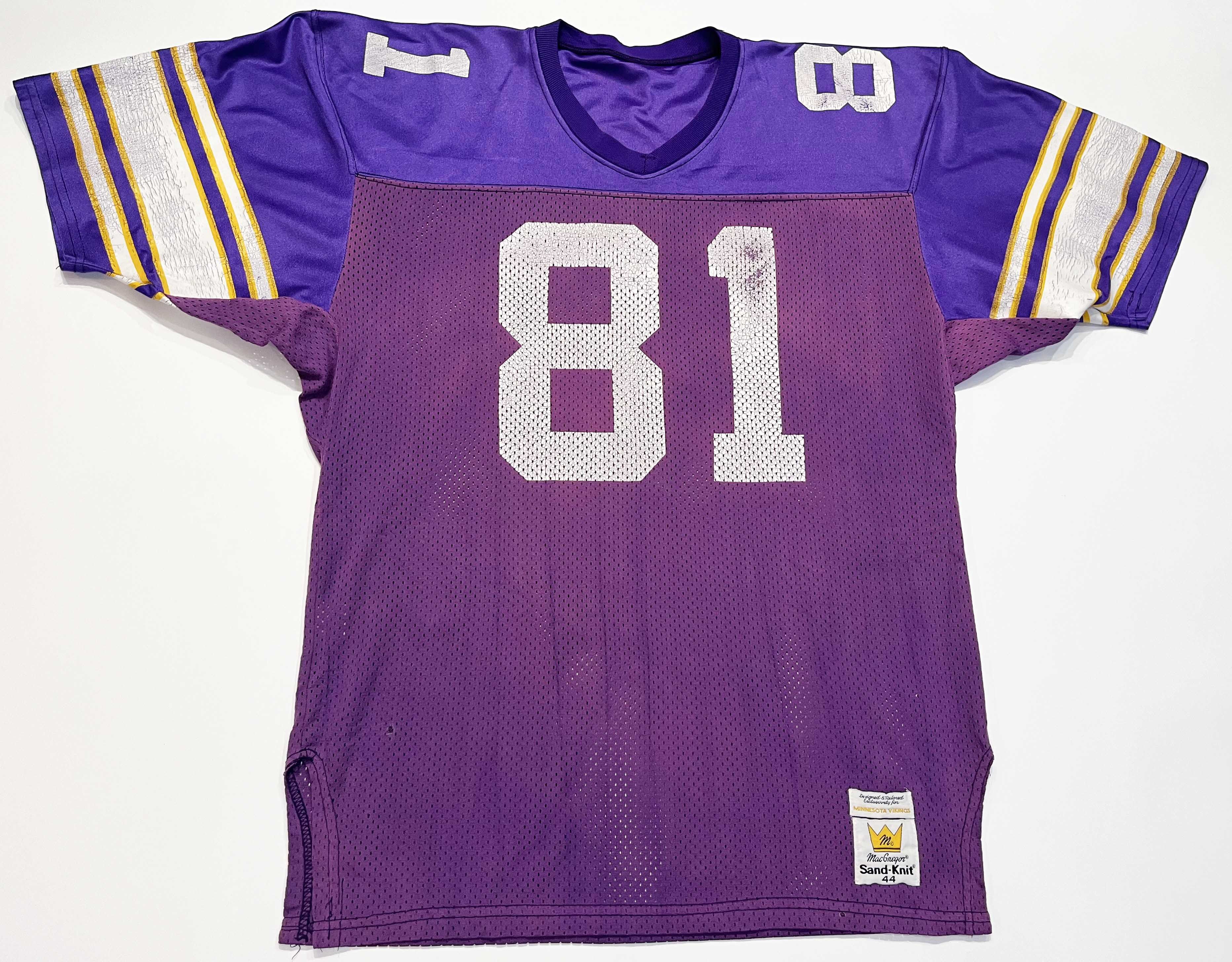 Other Vintage Sand Knit Authentic NFL Minnesota Vikings #81 Jersey Size US M / EU 48-50 / 2 - 1 Thumbnail