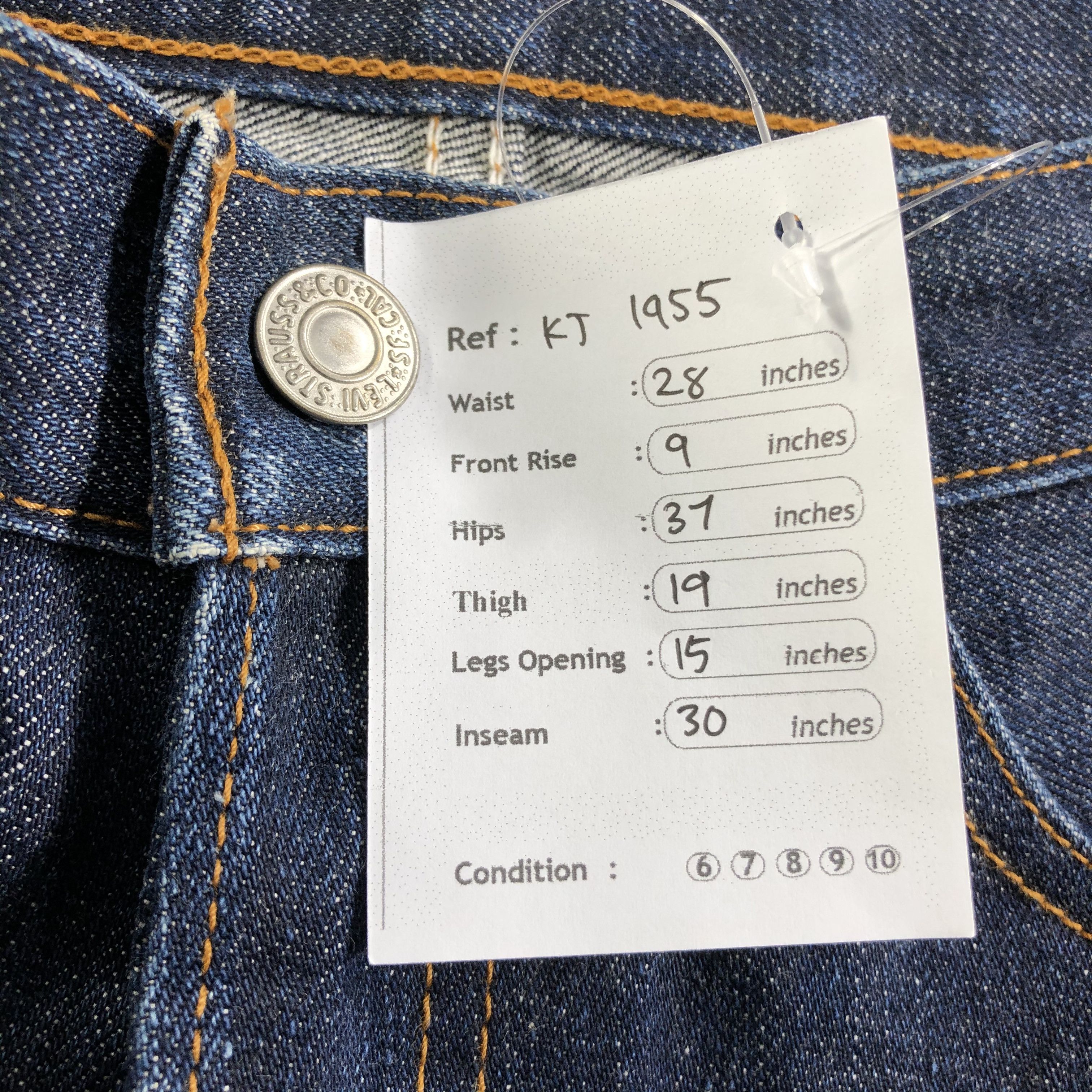Levi's Vintage Levis 577 Flare Jeans KJ1955 Size US 28 / EU 44 - 10 Thumbnail