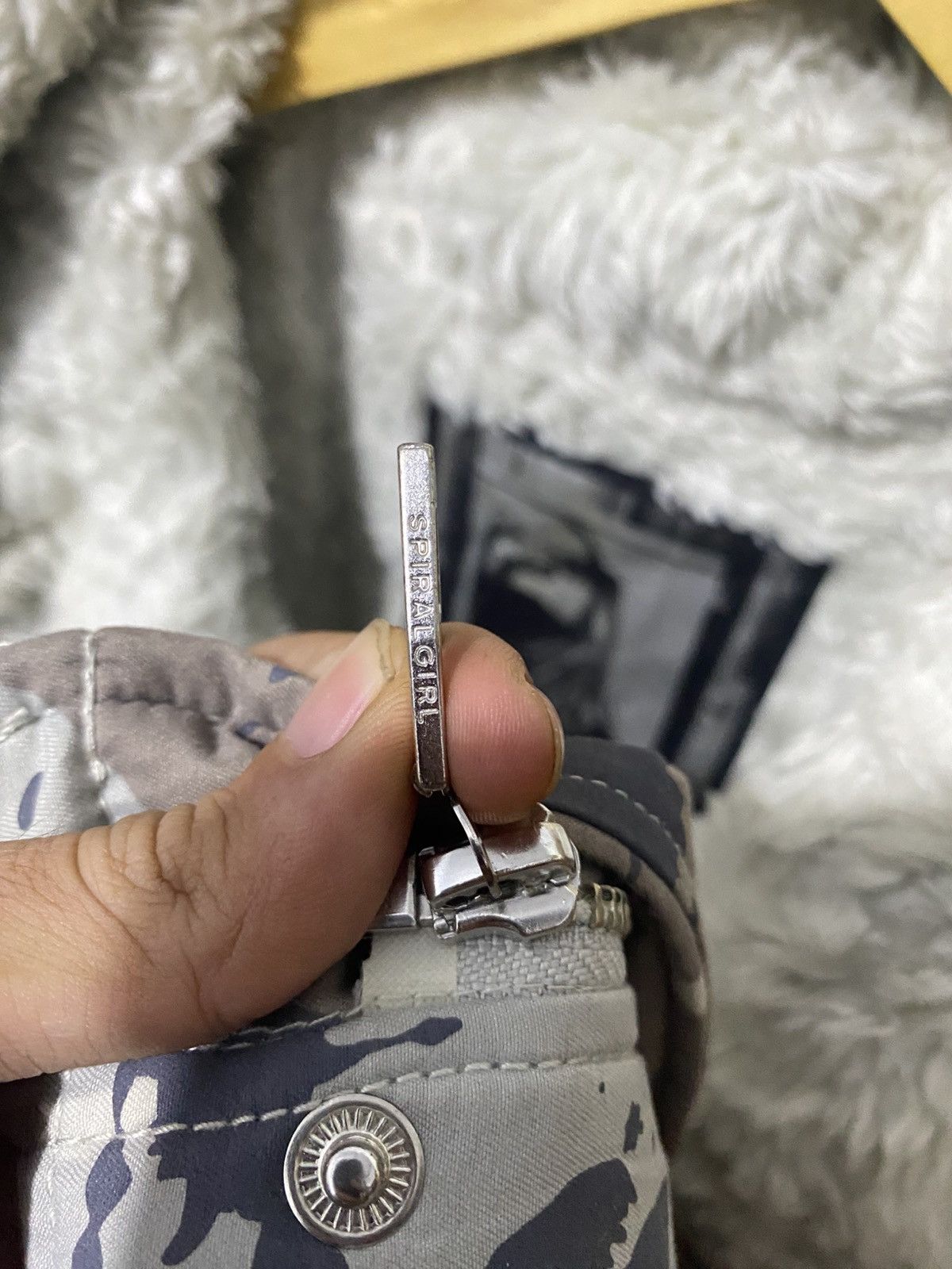 If Six Was Nine × Japanese Brand × Le Grande Bleu (L.G.B.) Spiralgirl For Independent faux fur zip up hoodie Size US L / EU 52-54 / 3 - 7 Thumbnail