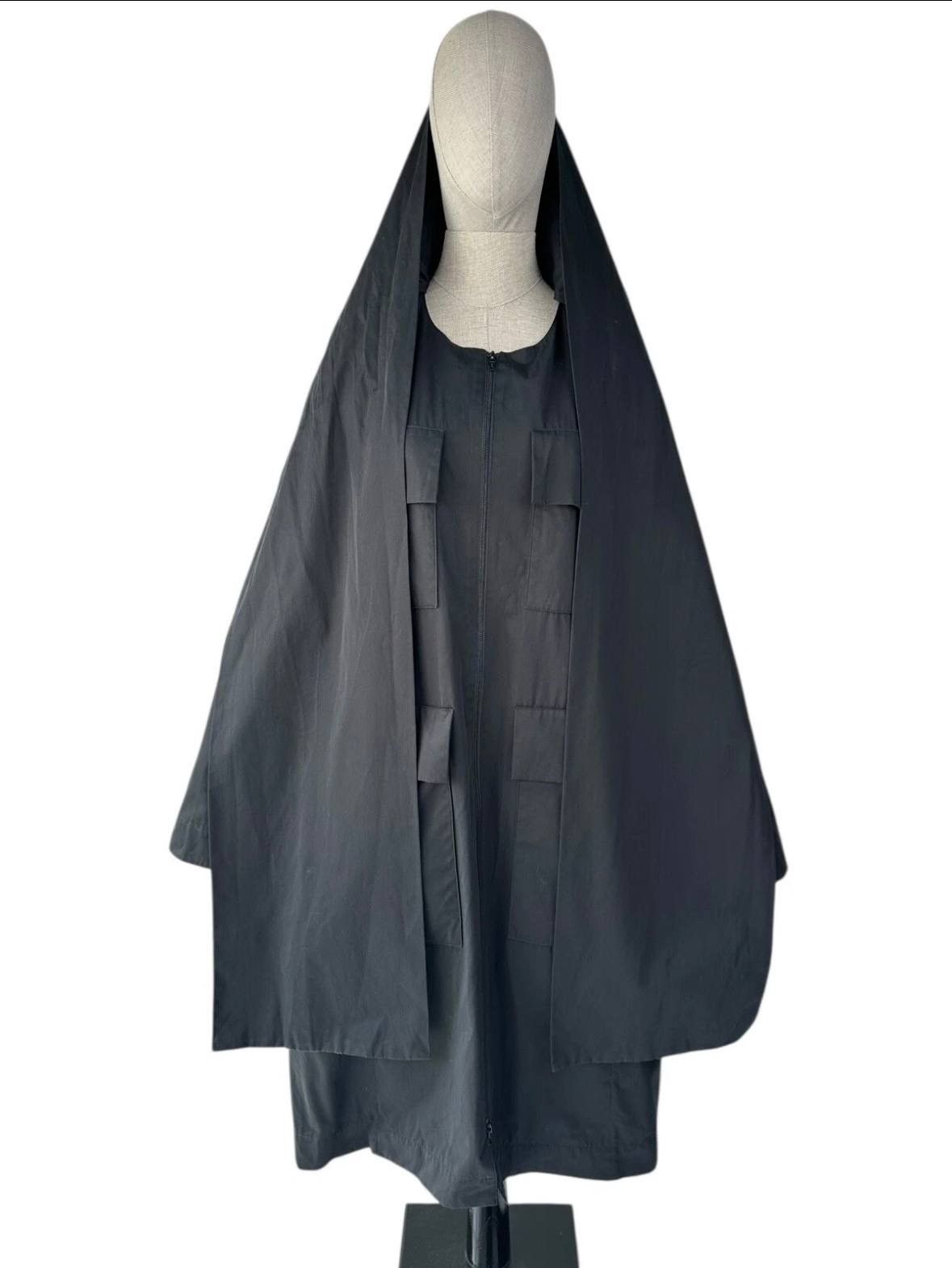 Other CHRISTA DE CAROUGE Avant Garde Black Oversized Coat Jacket Size ONE SIZE - 3 Thumbnail
