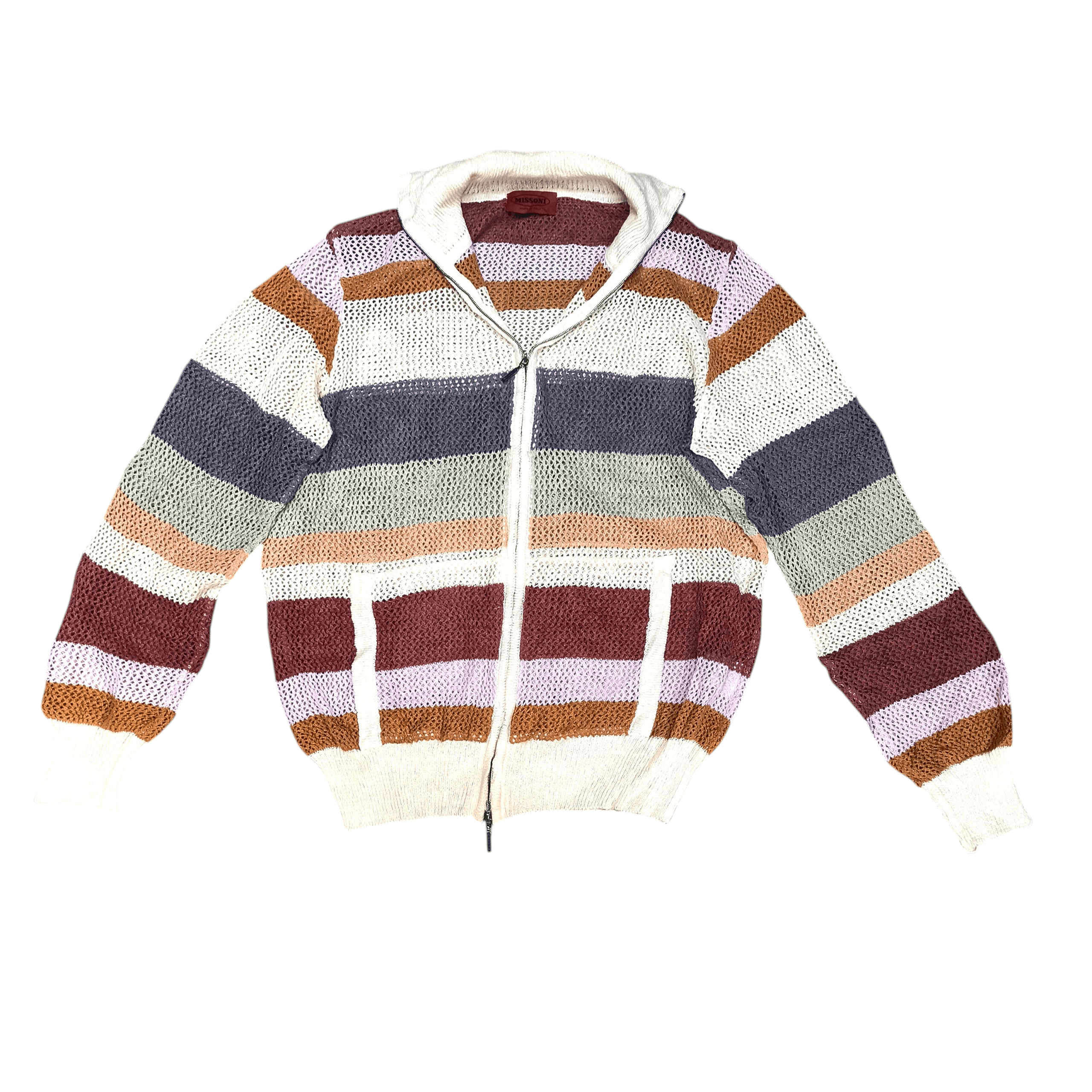 Missoni Vintage Knitweare Jacket Missoni ziper Riri Size XL / US 12-14 / IT 48-50 - 1 Thumbnail