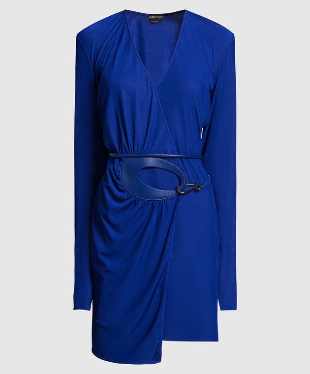 o1w1db10225 ABJ715 Midi Dress in Blue