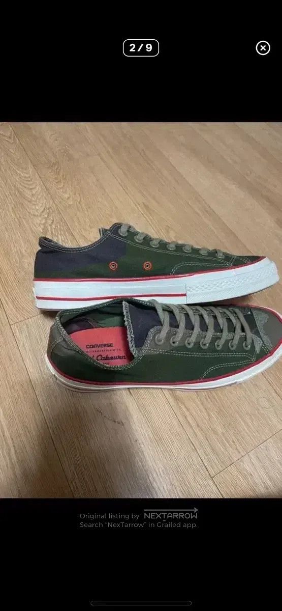 Nigel Cabourn Nigel Cabourn Camouflage low-top shoes Size US 8.5 / EU 41-42 - 1 Thumbnail