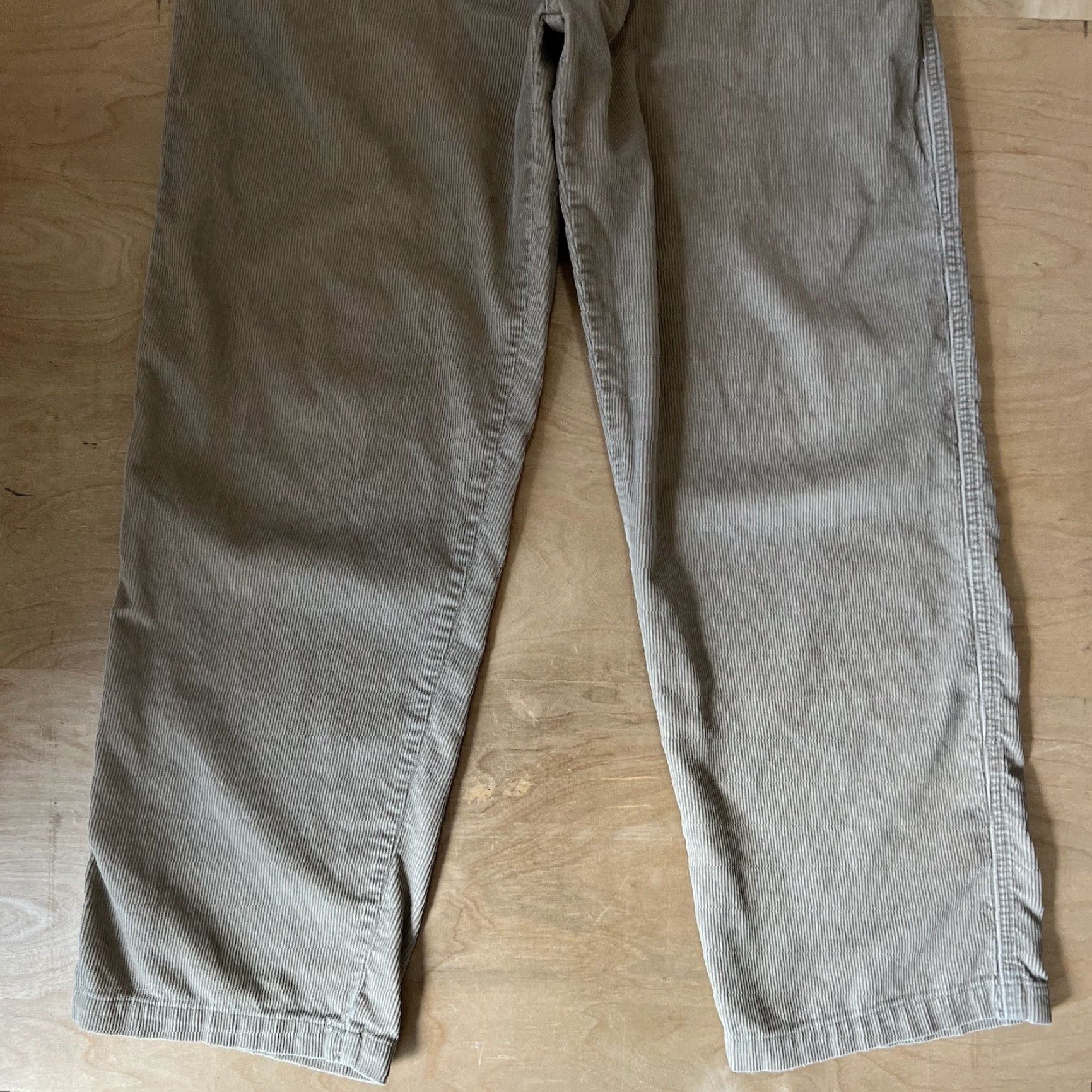 Toy Machine VINTAGE Machine Jeans CO Corduory Pants 31 Beige Baggy Wide Leg Y2K Streetwear Size US 31 - 4 Thumbnail