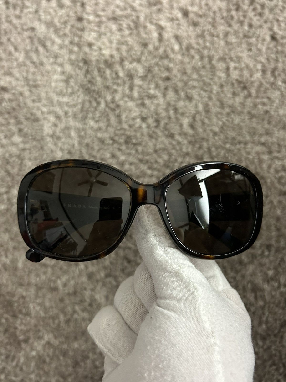 Prada Prada SPR31 A Logo Sunglasses Size ONE SIZE - 5 Thumbnail