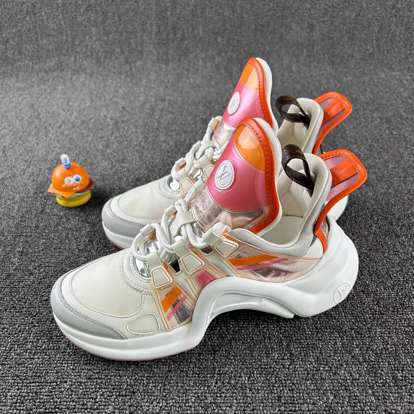 Louis Vuitton Louis Vuitton Jelly Orange Dad Sneakers 38 Size US 7.5 / IT 37.5 - 1 Thumbnail