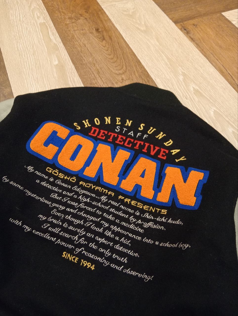 Japanese Brand DETECTIVE CONAN 14TH LIMITED STADIUM JACKET Size US L / EU 52-54 / 3 - 17 Thumbnail