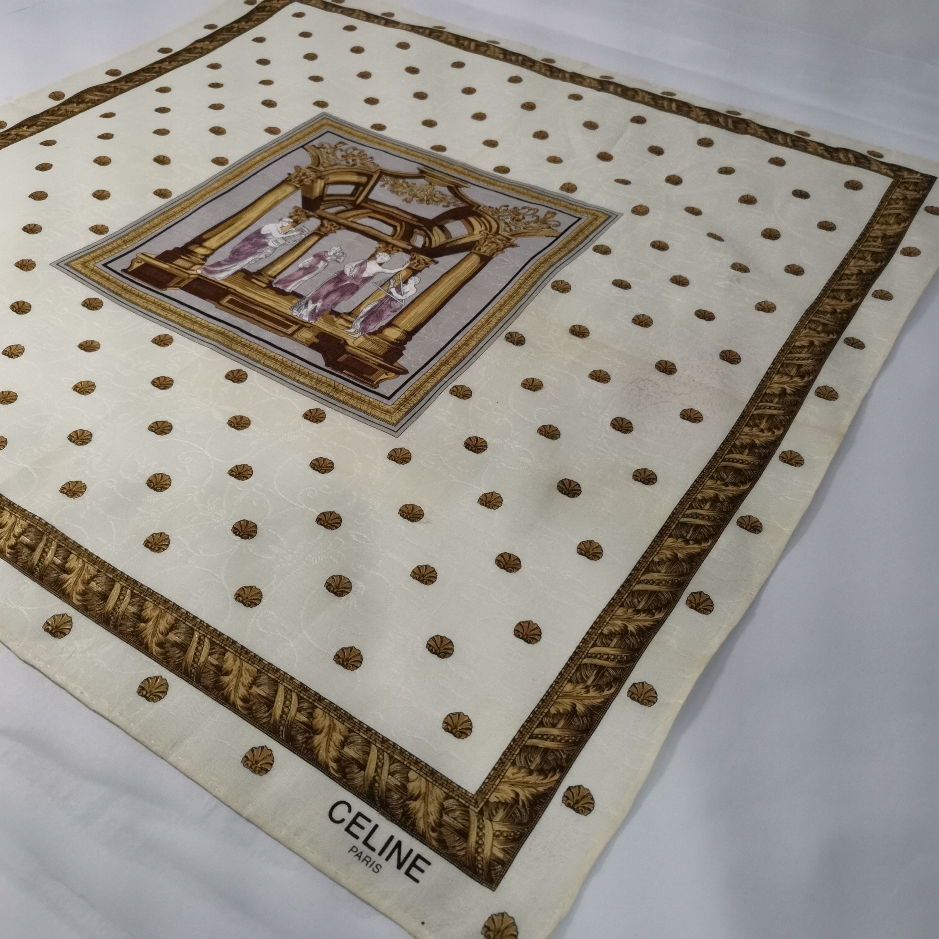 Celine CELINE HANDKERCHIEF/ BANDANA/ SCARF Size ONE SIZE - 3 Thumbnail