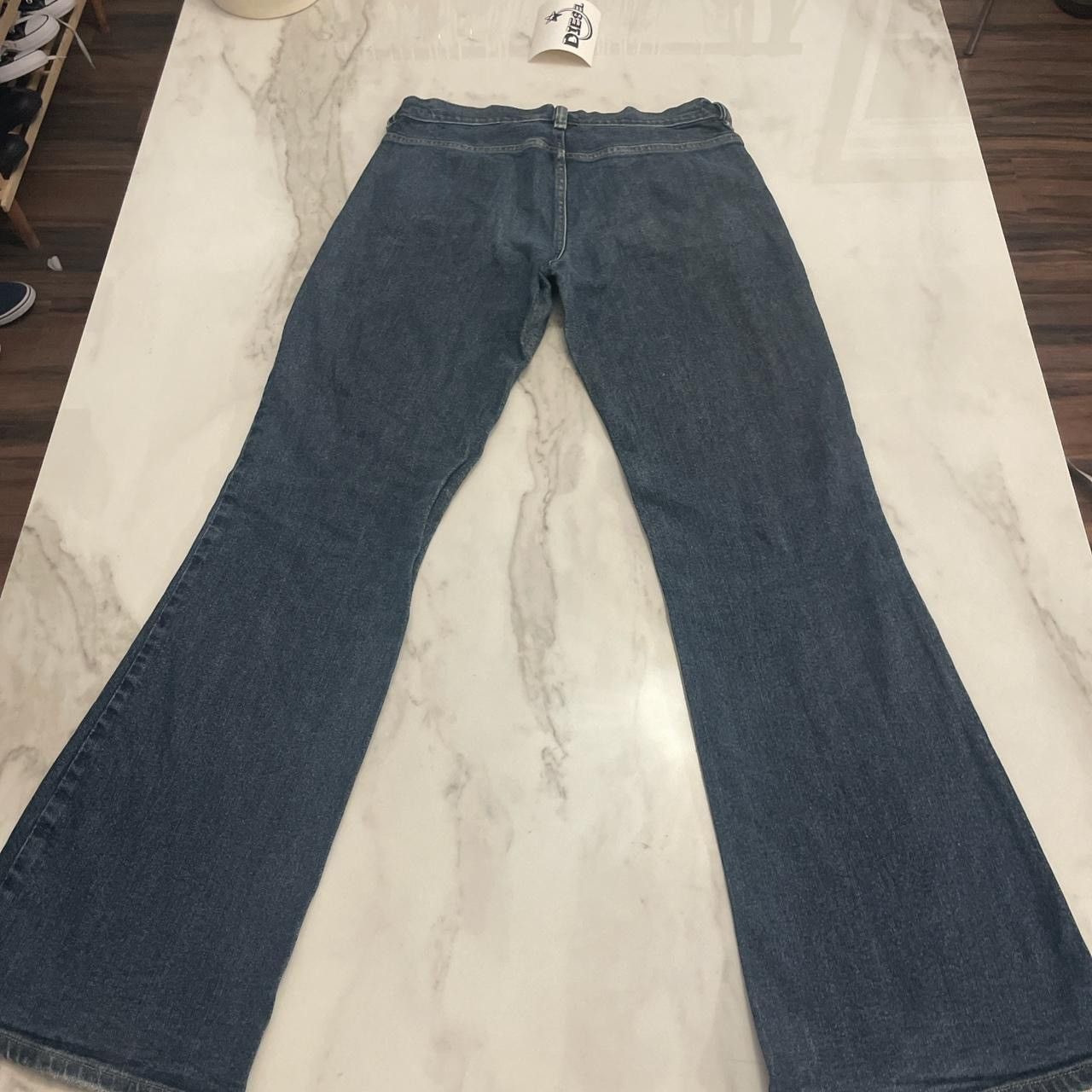 Diesel × Vintage Diesel Factory DEADSTOCK Y2K Dayz Flare Jeans Size 27" / US 4 / IT 40 - 8 Thumbnail
