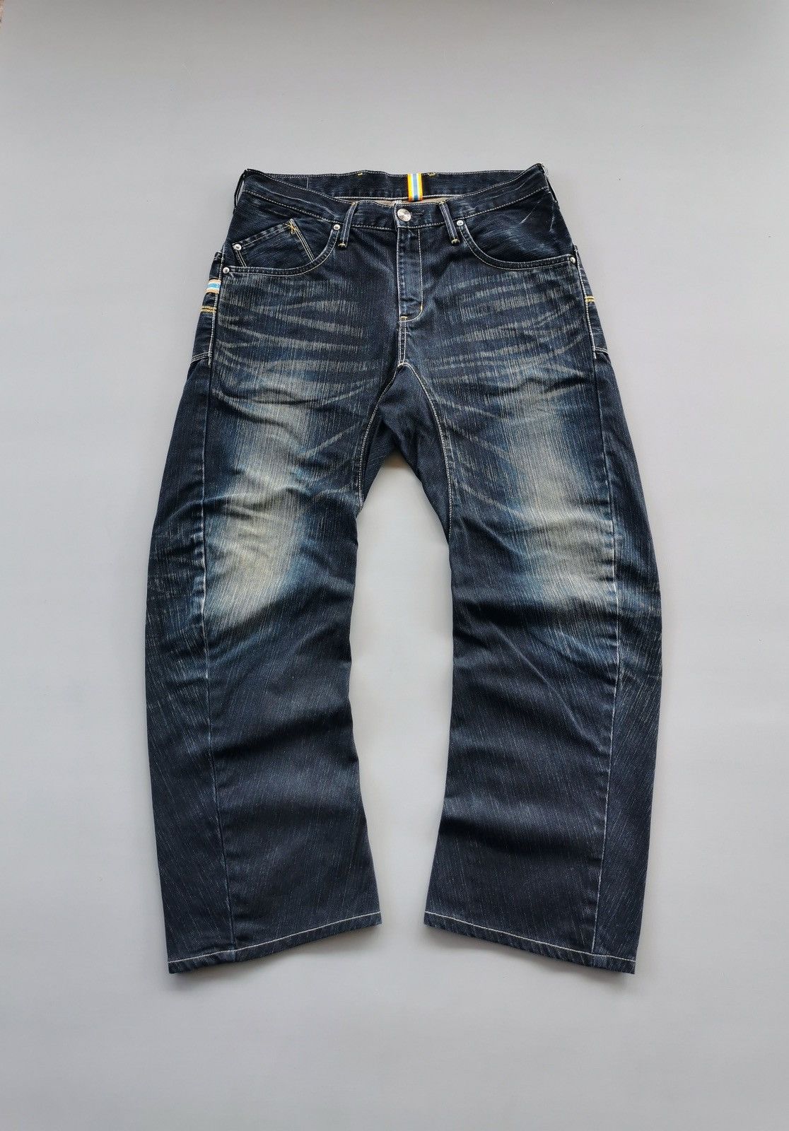 Edwin Loose Fit Edwin XV Function Bowleg Denim Jeans Size US 34 / EU 50 - 5 Thumbnail