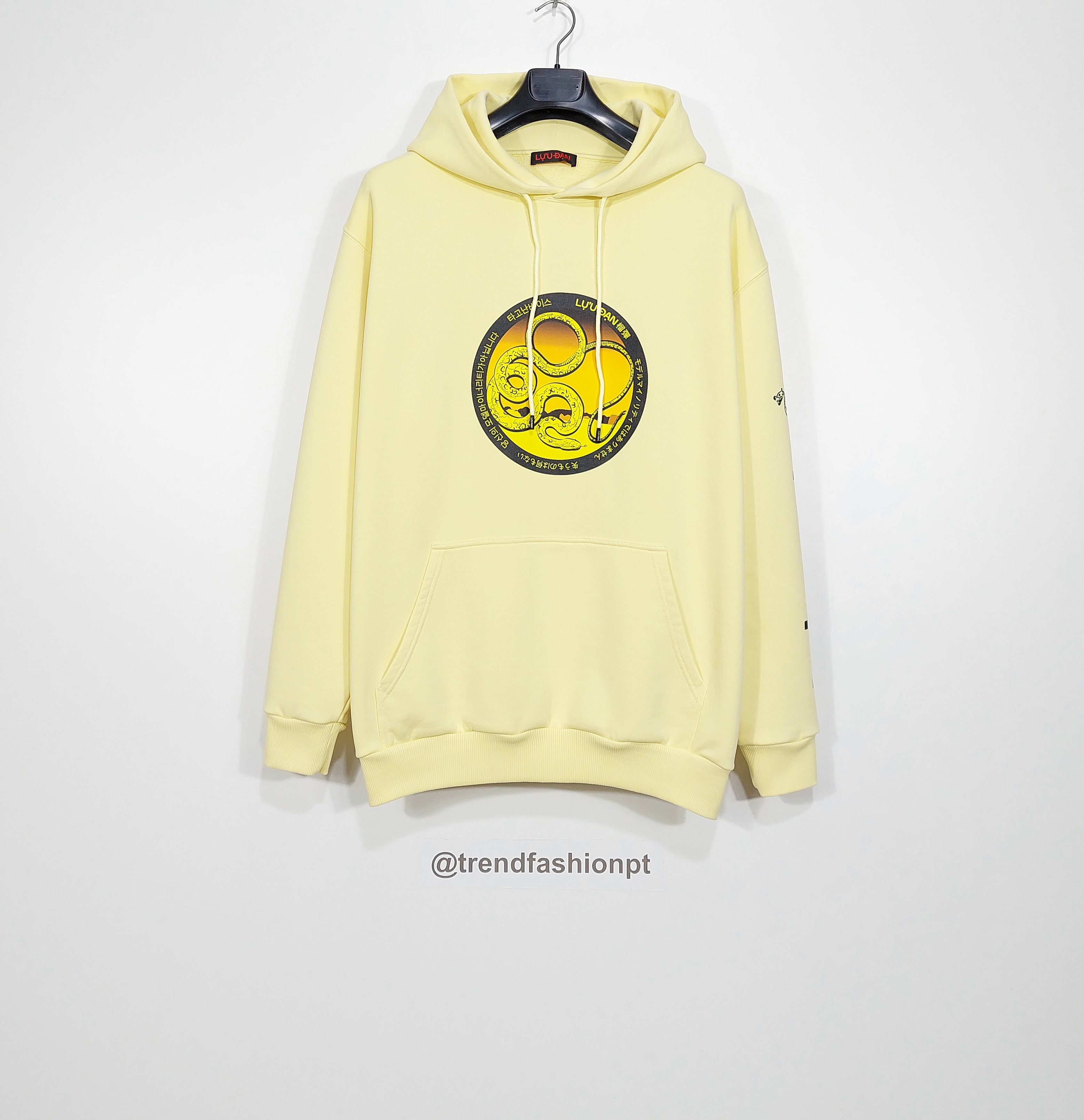 LUU DAN serpent emblem hoodie - yellow S Size US S / EU 44-46 / 1 - 1 Thumbnail