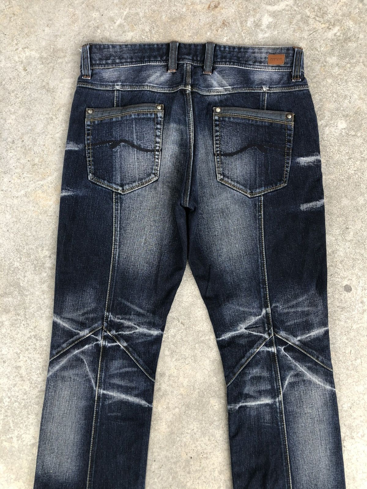 If Six Was Nine Nicole Club Flared Jeans Distressed Jeans Size US 32 / EU 48 - 8 Thumbnail