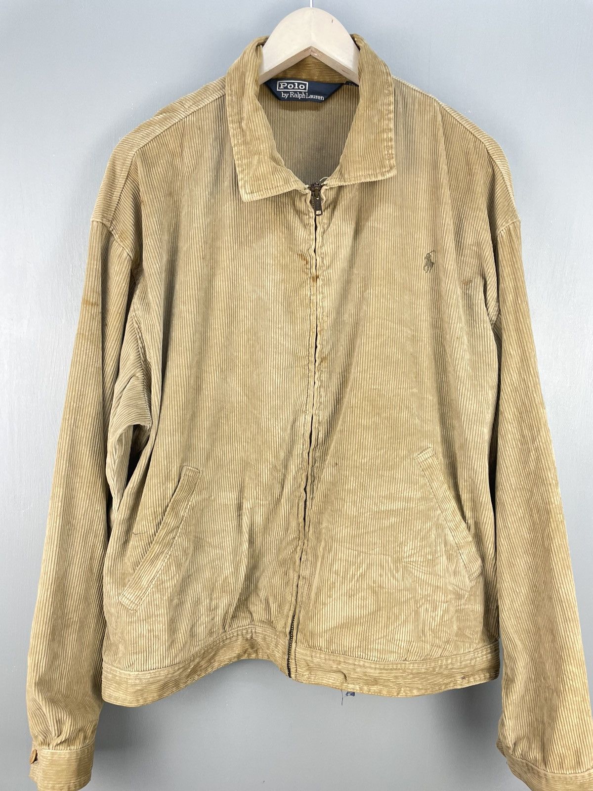Polo Ralph Lauren Vintage Polo Ralph Lauren corduroy zip up jacket Size US L / EU 52-54 / 3 - 3 Thumbnail