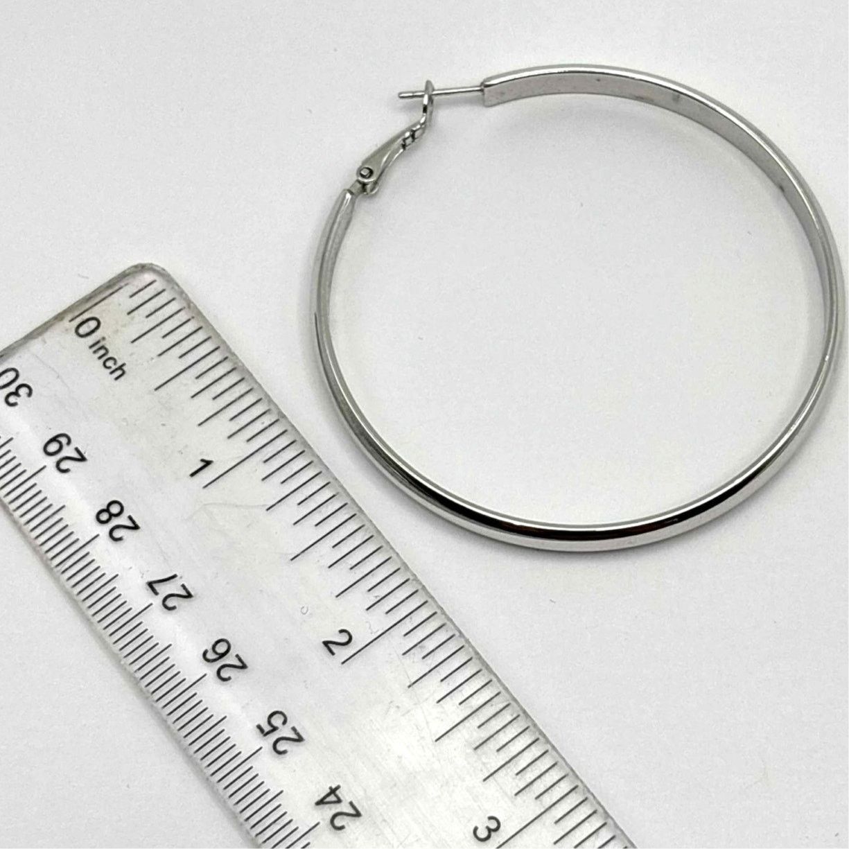 Other Y2K Silver Hoops Size ONE SIZE - 2 Thumbnail