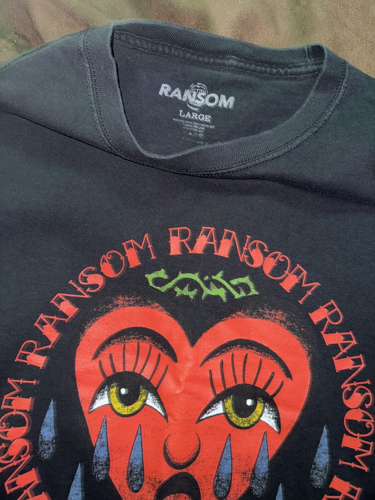 Ransom Clothing Crying Heart Tee Size US L / EU 52-54 / 3 - 2 Thumbnail