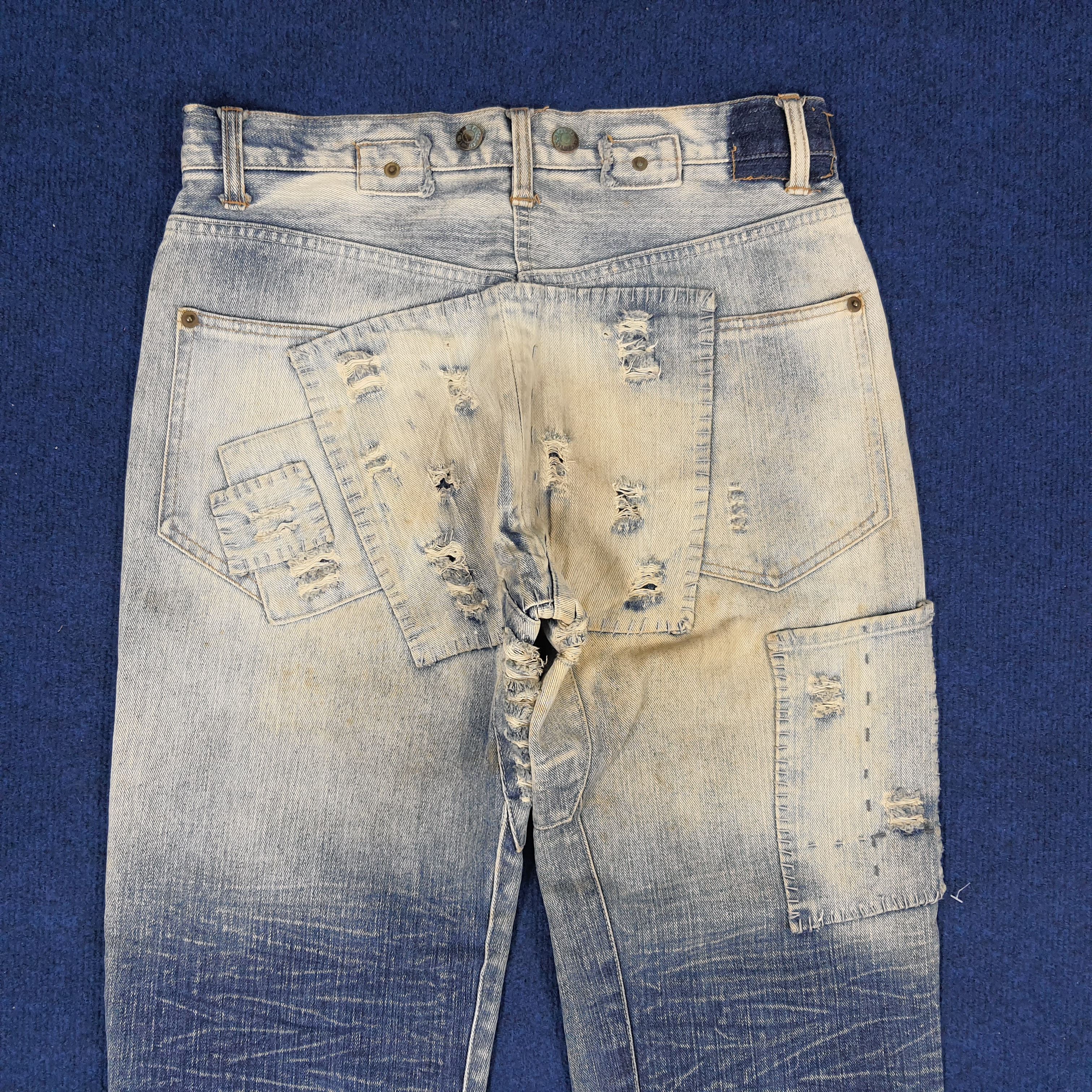 Designer × Satisfy × Vintage Vintage Satisfy Denim Rework Fashion Style Jeans Size US 30 / EU 46 - 5 Thumbnail