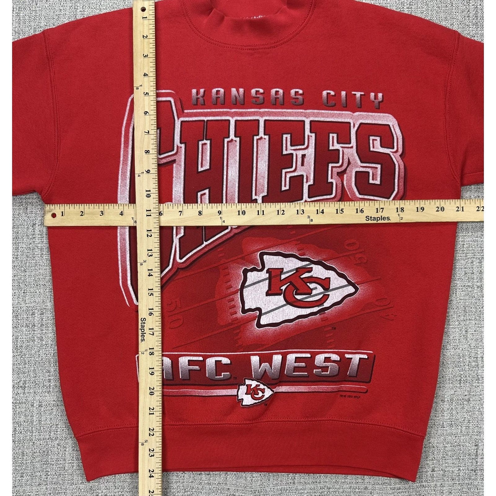 Other Kansas City Chiefs Sweatshirt Sz M Arrowhead Artex USA 90s Size US M / EU 48-50 / 2 - 2 Thumbnail