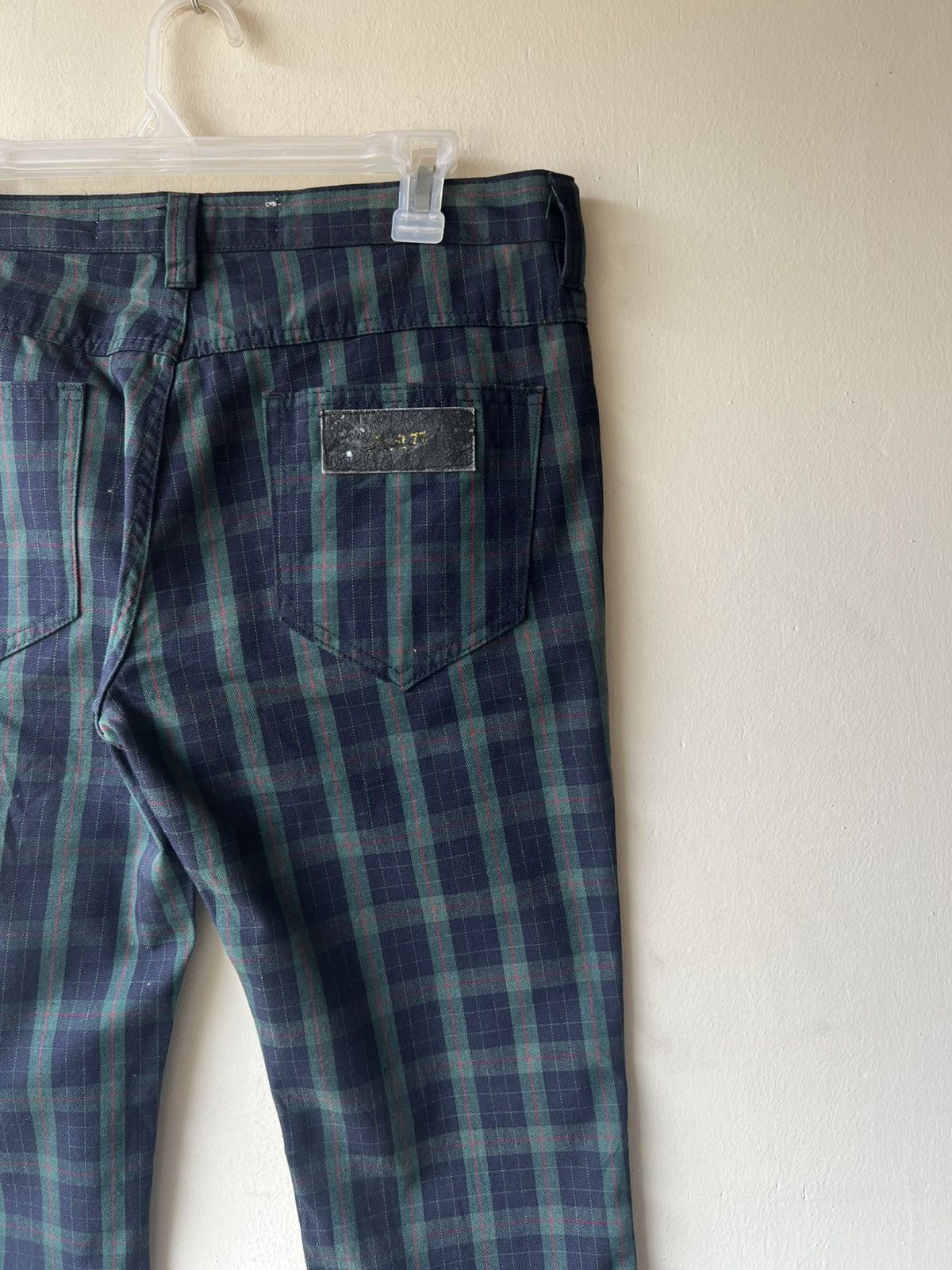 April 77 Vintage 2000s April 77 Joey Hi-Standard 1955 Check Pant Size US 31 - 19 Thumbnail