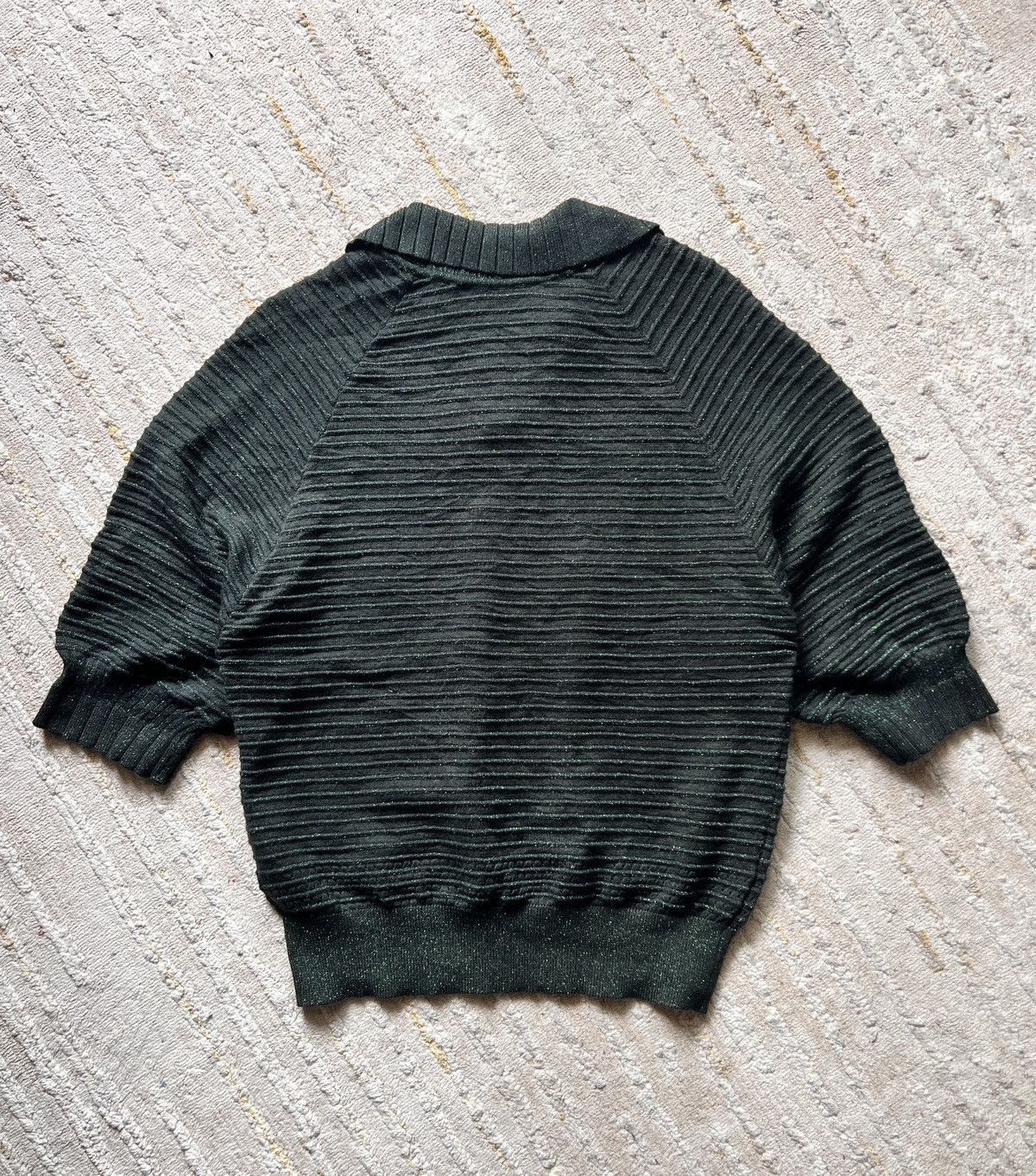 Karl Lagerfeld Karl Legerfeld Pleated Glitter Top/Sweater Size M / US 6-8 / IT 42-44 - 3 Thumbnail