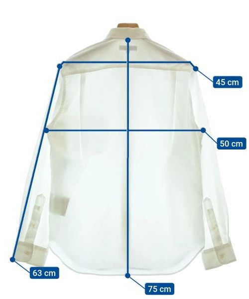 Comme des Garcons Homme Shirt Long Sleeve Chest Pocket Cotton Button Up White Size US S / EU 44-46 / 1 - 3 Thumbnail