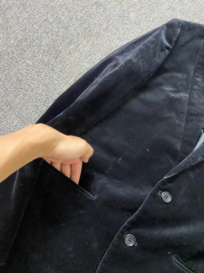 Takeo Kikuchi Takeo Kikuchi Single Breasted Velvet Blazer (198) Size US XXS / EU 40 - 7 Thumbnail
