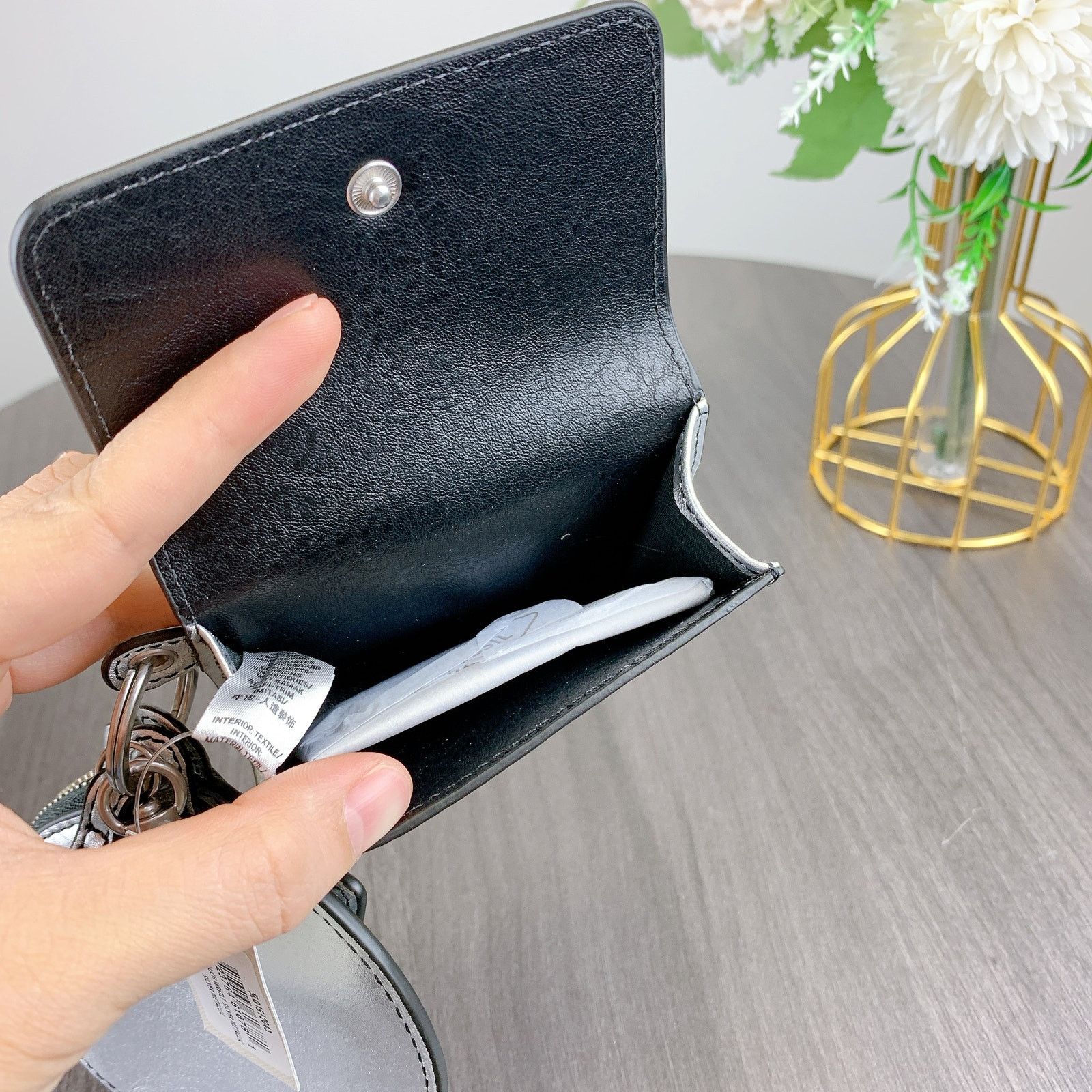 Fossil Fossil SLG1512043 Rio Pouch Wristlet Wallet Silver Metallic Size ONE SIZE - 5 Thumbnail