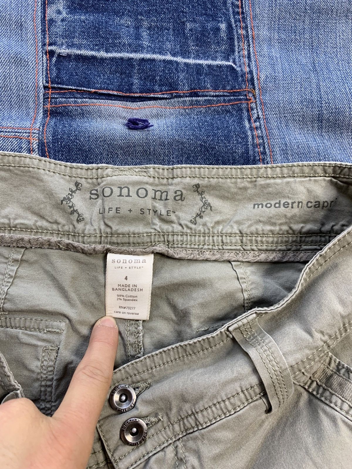 Brandy Melville × Sonoma Sonoma Cargo shorts Size 27" / US 4 / IT 40 - 3 Thumbnail