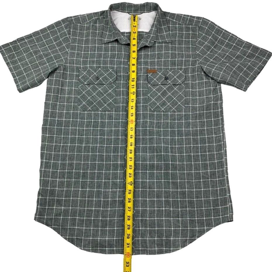 Orvis Orvis Men’s Performance S/S Button Work Shirt Gray/White Check Plaid Large Size US L / EU 52-54 / 3 - 5 Thumbnail