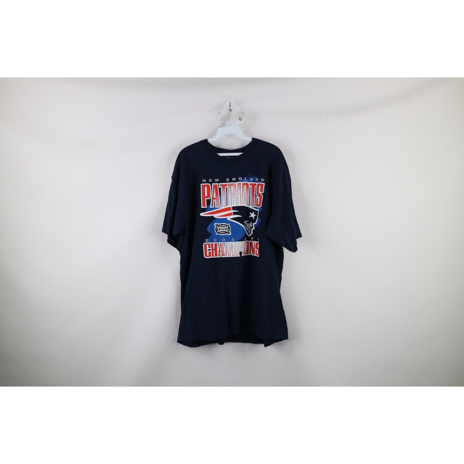 Vintage Vintage Y2K 2003 AFC Champions New England Patriots T-Shirt Size US XL / EU 56 / 4 - 1 Thumbnail
