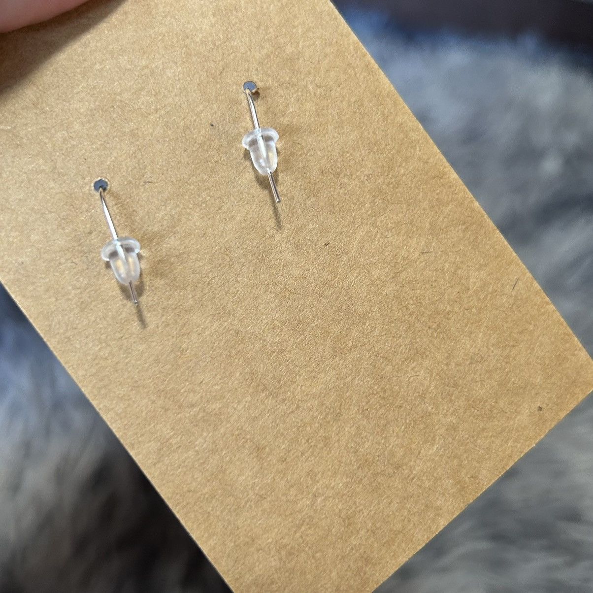 Handmade Handcrafted genuine stone sodalite dragon vein earrings Size ONE SIZE - 4 Thumbnail