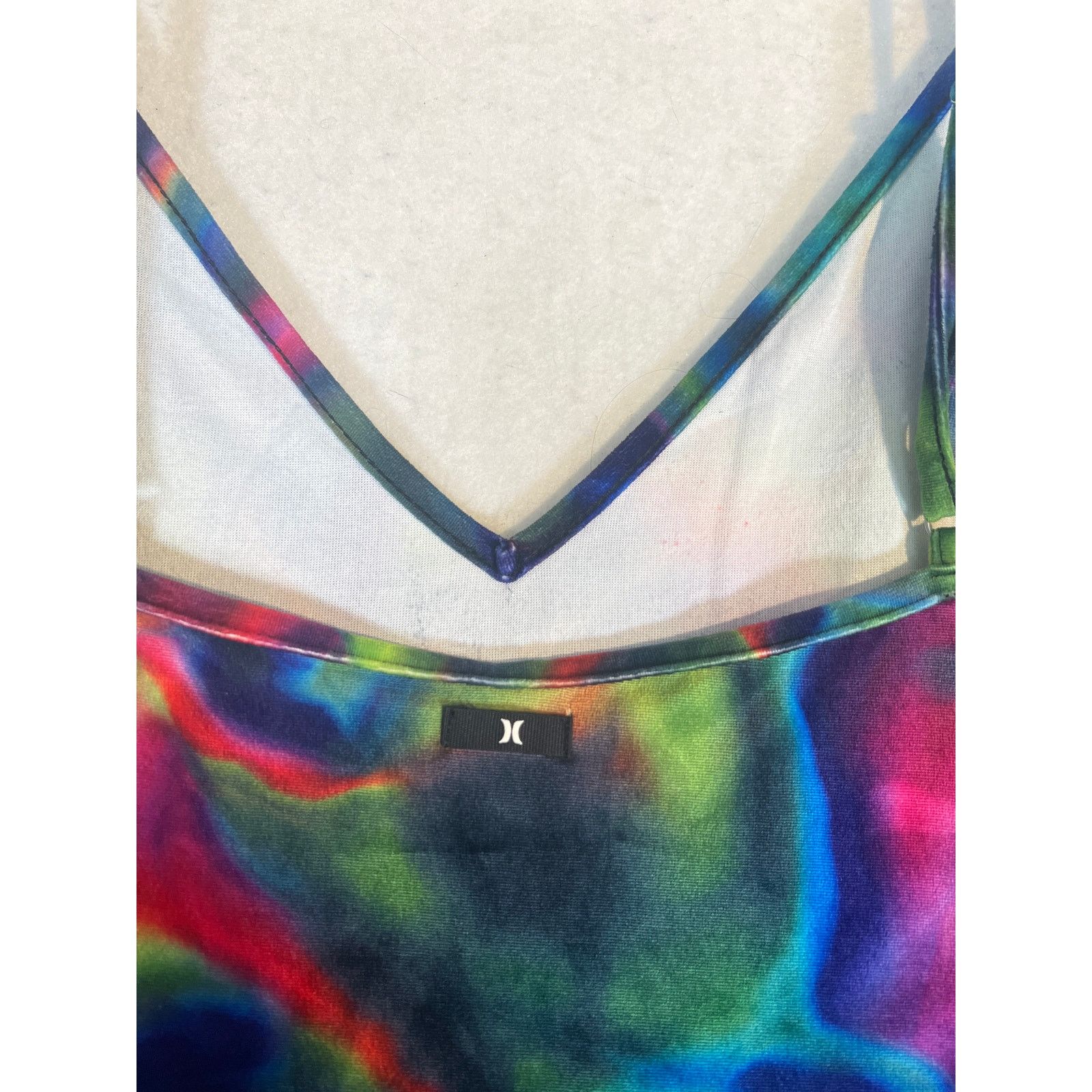 Hurley Hurley Nebula Mini-Dress Woman's M Tye Dye Adjustable Straps Size M / US 6-8 / IT 42-44 - 11 Thumbnail