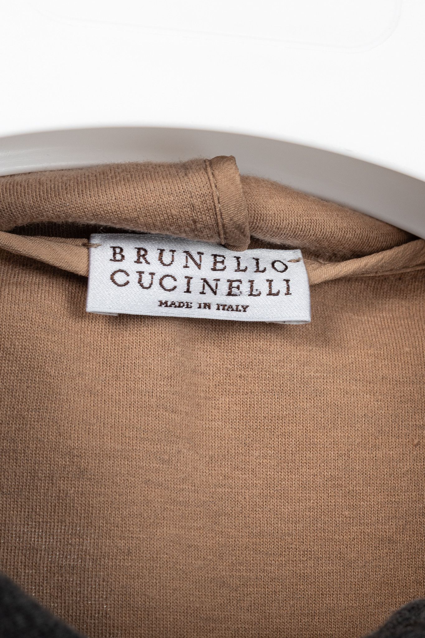 Brunello Cucinelli Brunello Cucinelli Grey Cotton-Jersey Monili Peplum Hoodie Size L / US 10 / IT 46 - 4 Thumbnail