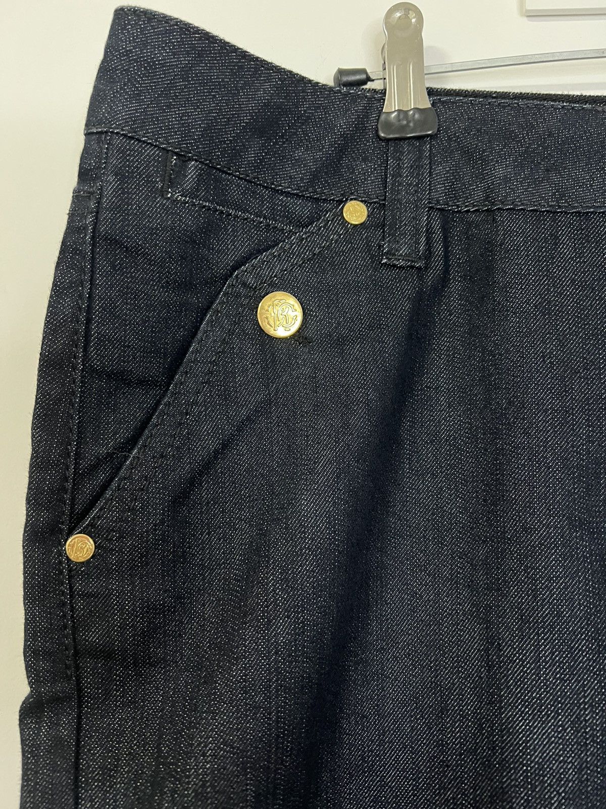 Roberto Cavalli Roberto Cavalli denim skirt L Size 33" - 6 Thumbnail