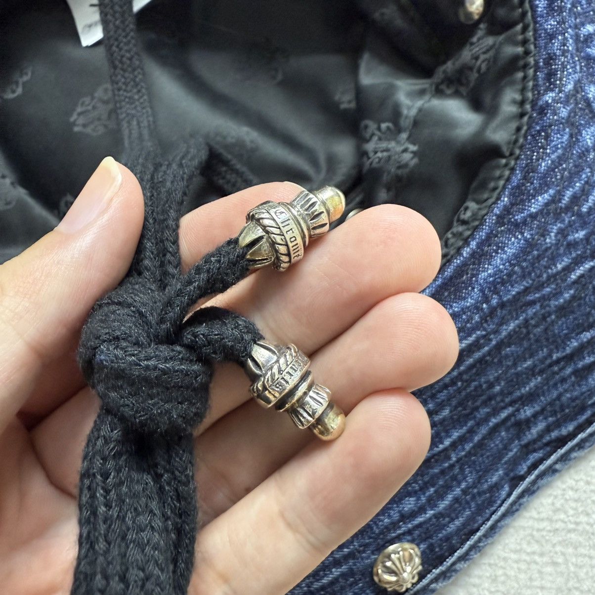 Chrome Hearts Chrome Hearts Bucket Denim Hat with Silver Buttons Size ONE SIZE - 4 Thumbnail
