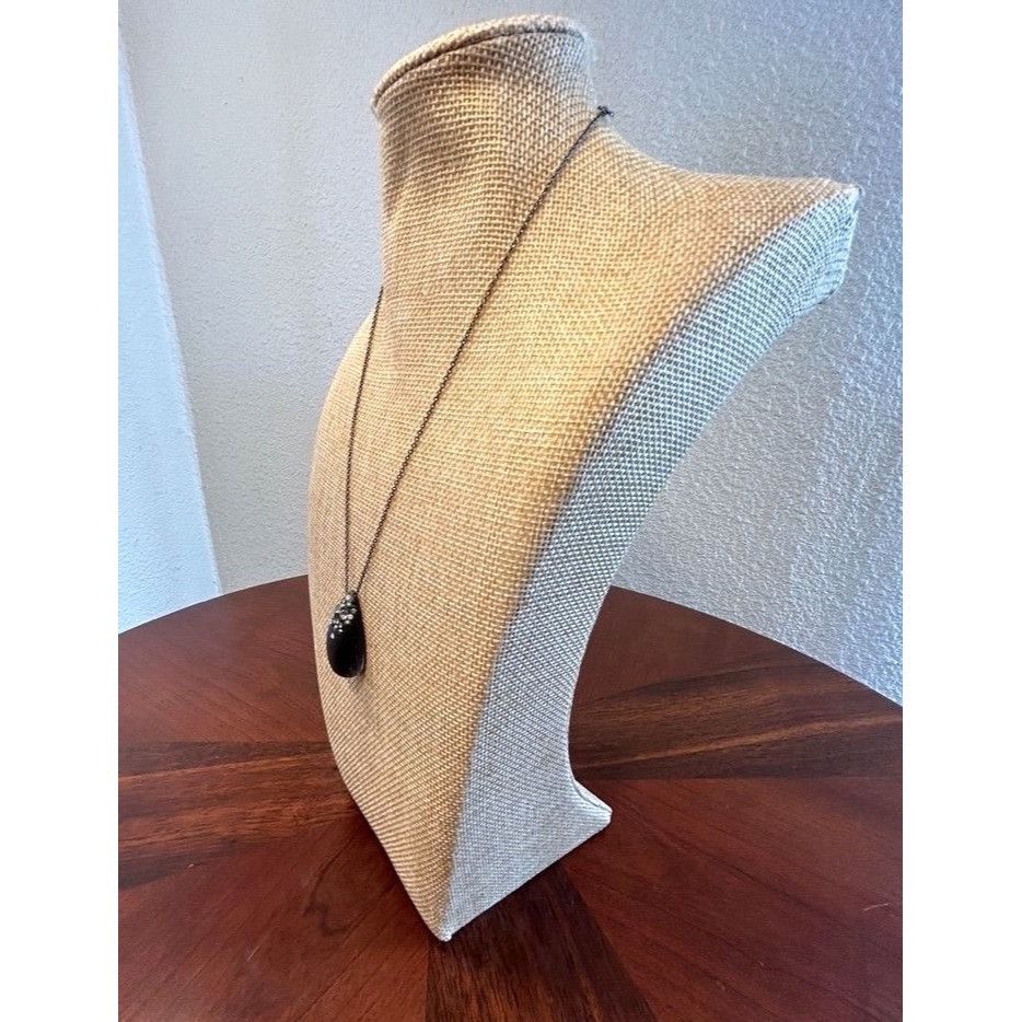 Alexis Bittar Alexis Bittar Encrusted Lucite Teardrop Pendant Necklace in Size ONE SIZE - 4 Thumbnail