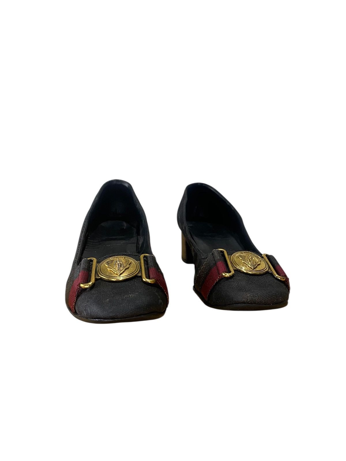 Gucci Gucci pumps in black GG canvas Size US 8.5 / IT 38.5 - 2 Thumbnail